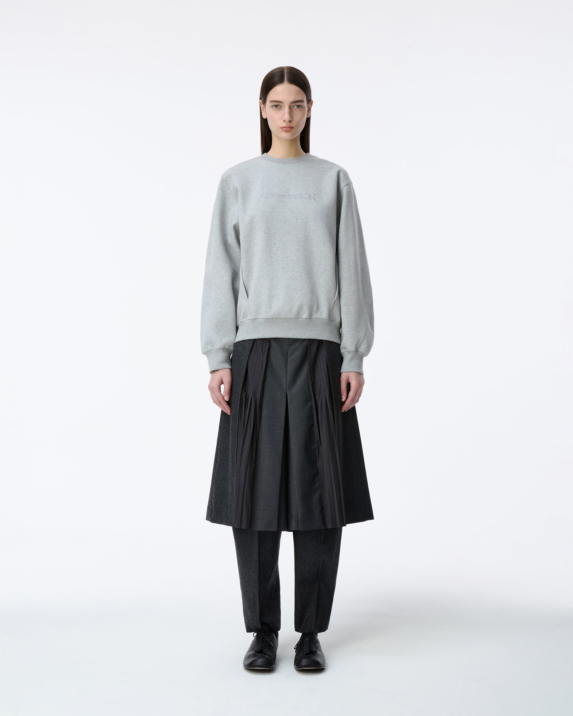 Ader Error - Titan Sweatshirt Product. 45 (Grey) product image 2 | TRAB K-Fashion Australia