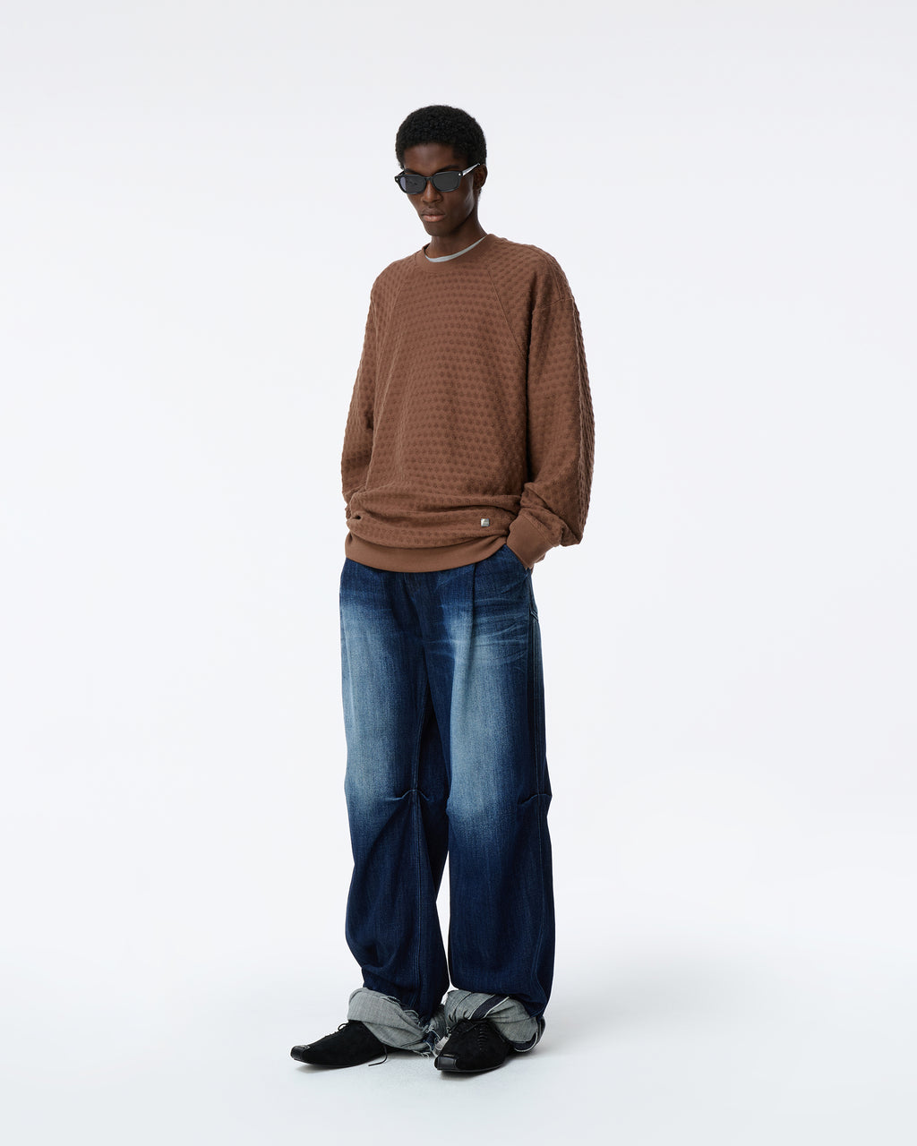Ader Error - Meadow Sweatshirt Product. 43 (Brown) product image 1 | TRAB K-Fashion Australia