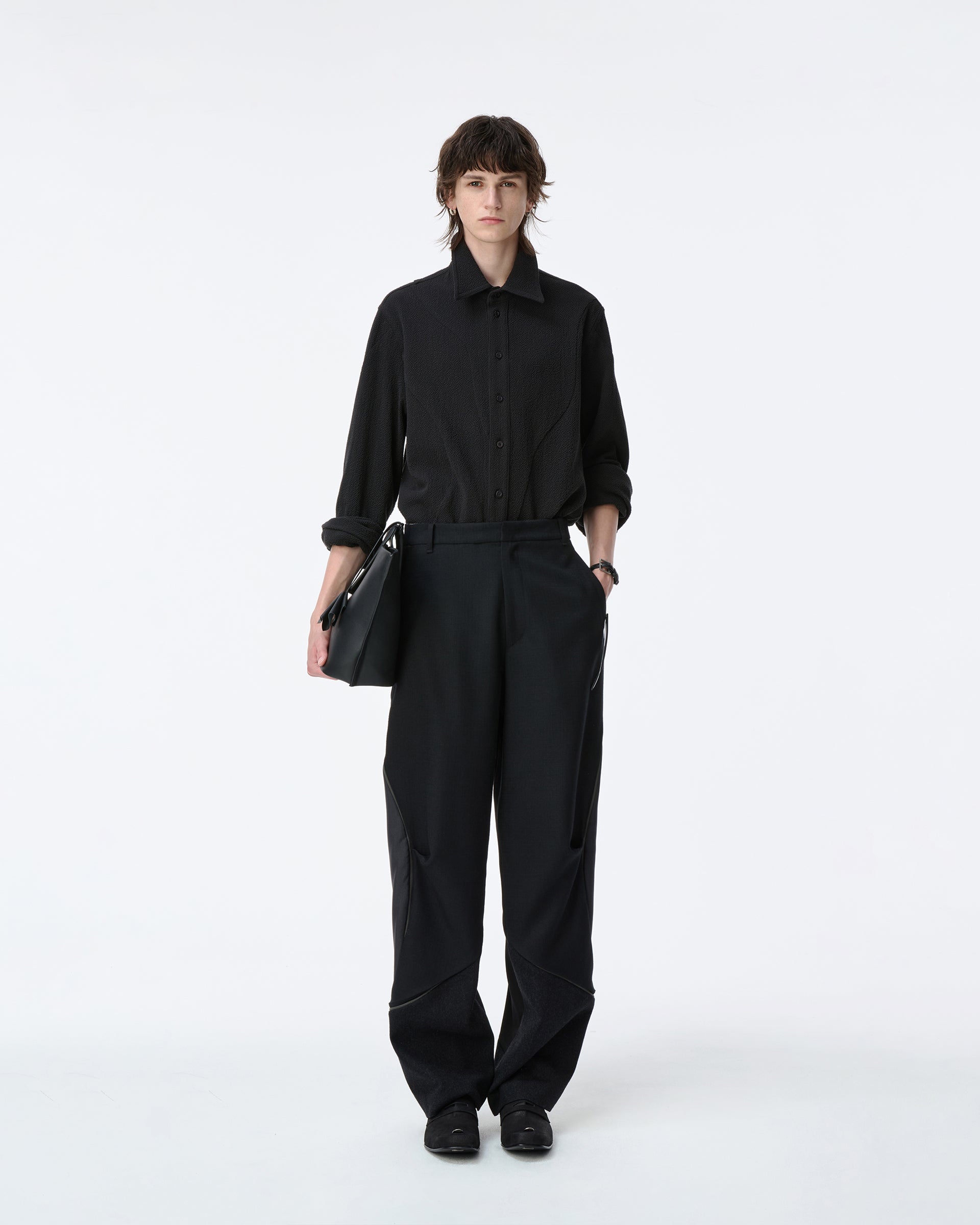 Ader Error - Shirt Product. 38 (Noir) product image 1 | TRAB K-Fashion Australia