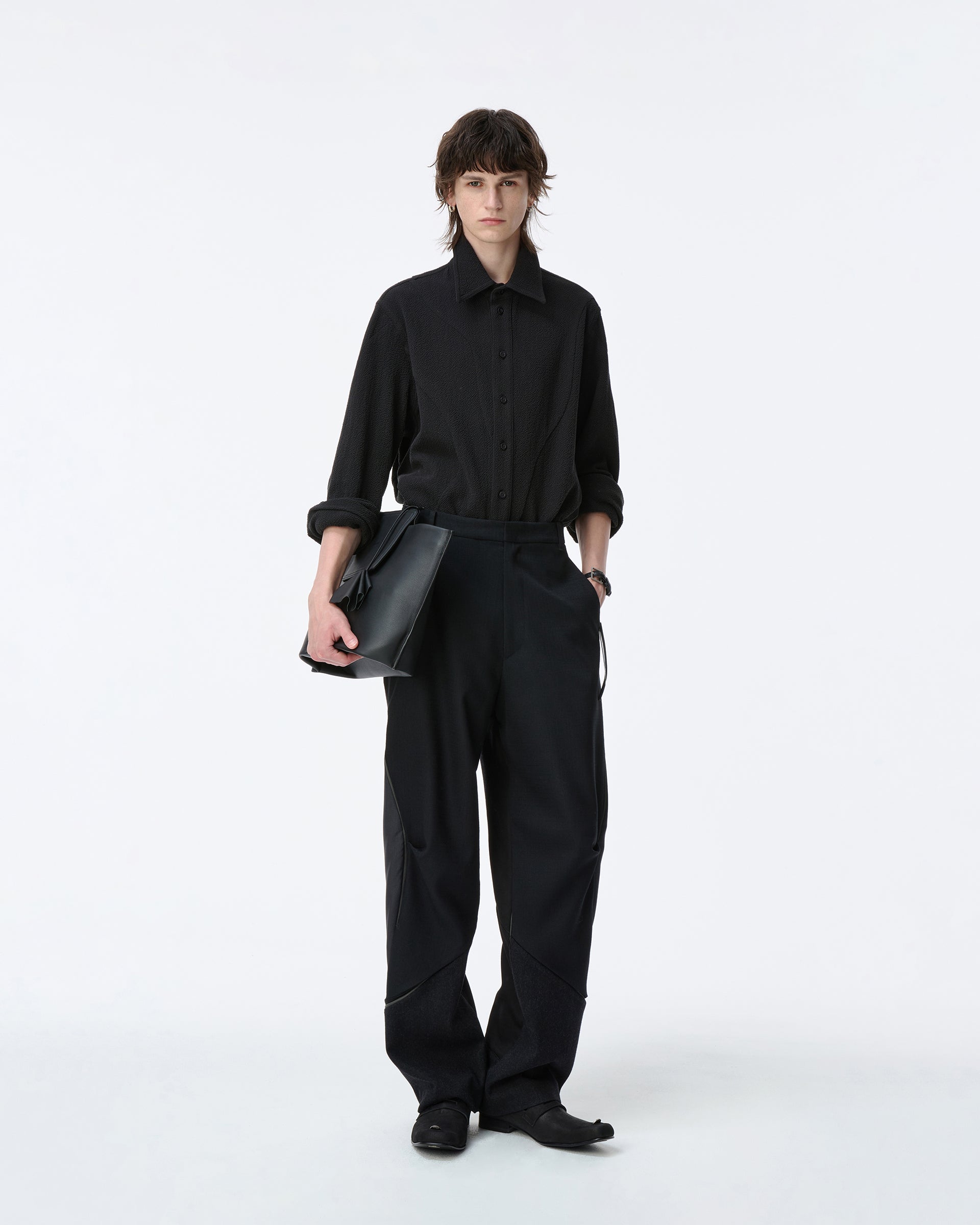 Ader Error - Shirt Product. 38 (Noir) product image 4 | TRAB K-Fashion Australia