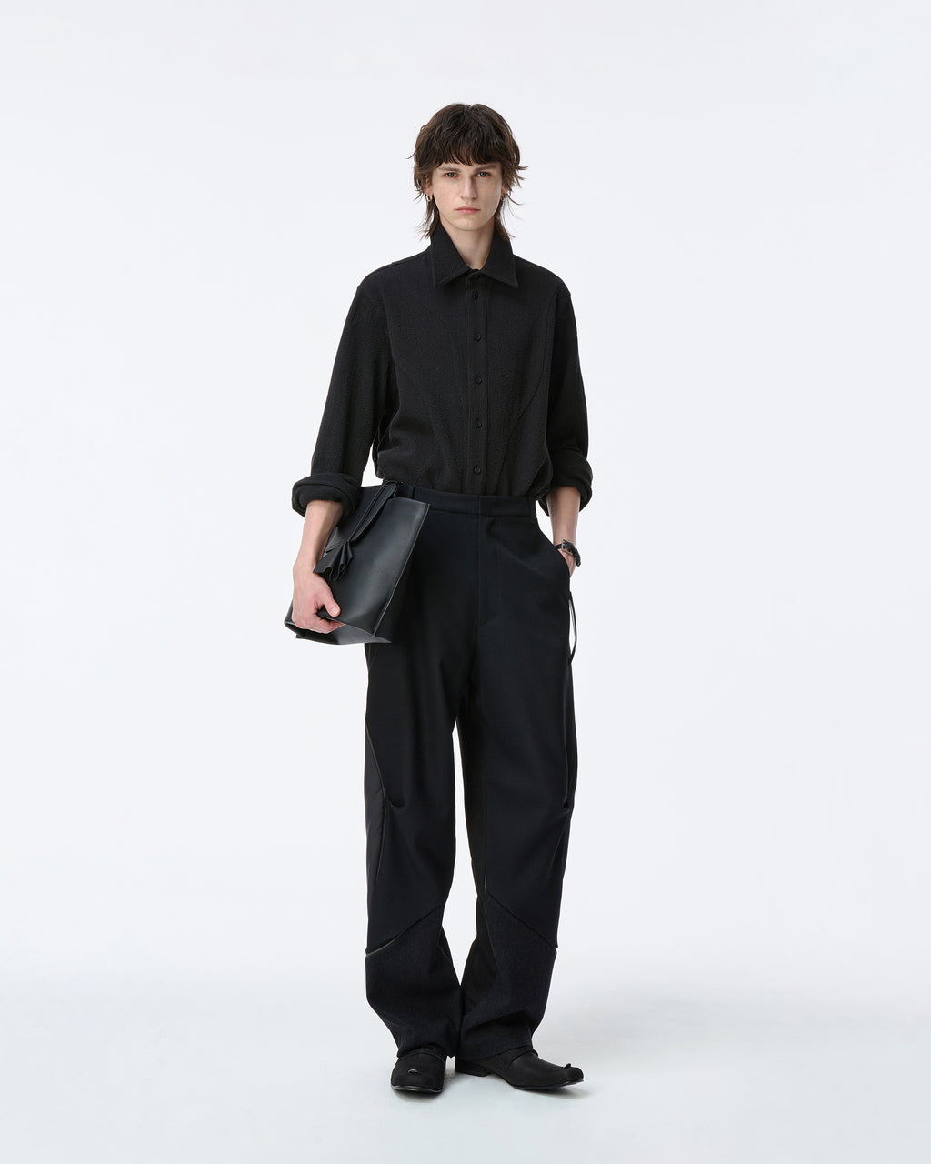 Ader Error - Shirt Product. 38 (Noir) product image 4 | TRAB K-Fashion Australia