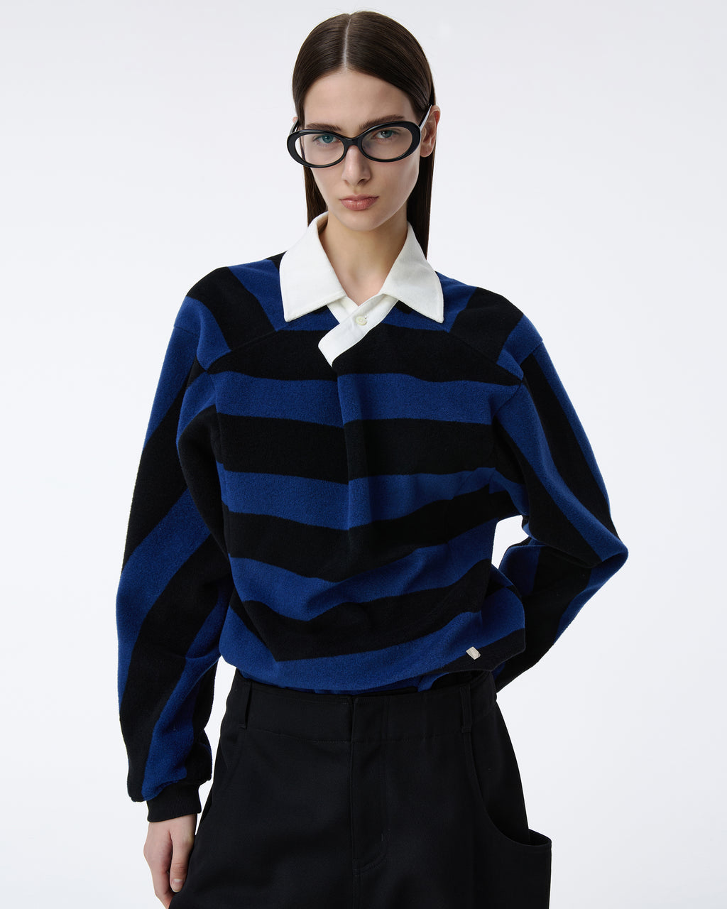 Ader Error - Polo LS T-shirt Product. 37 (Blue) product image 5 | TRAB K-Fashion Australia