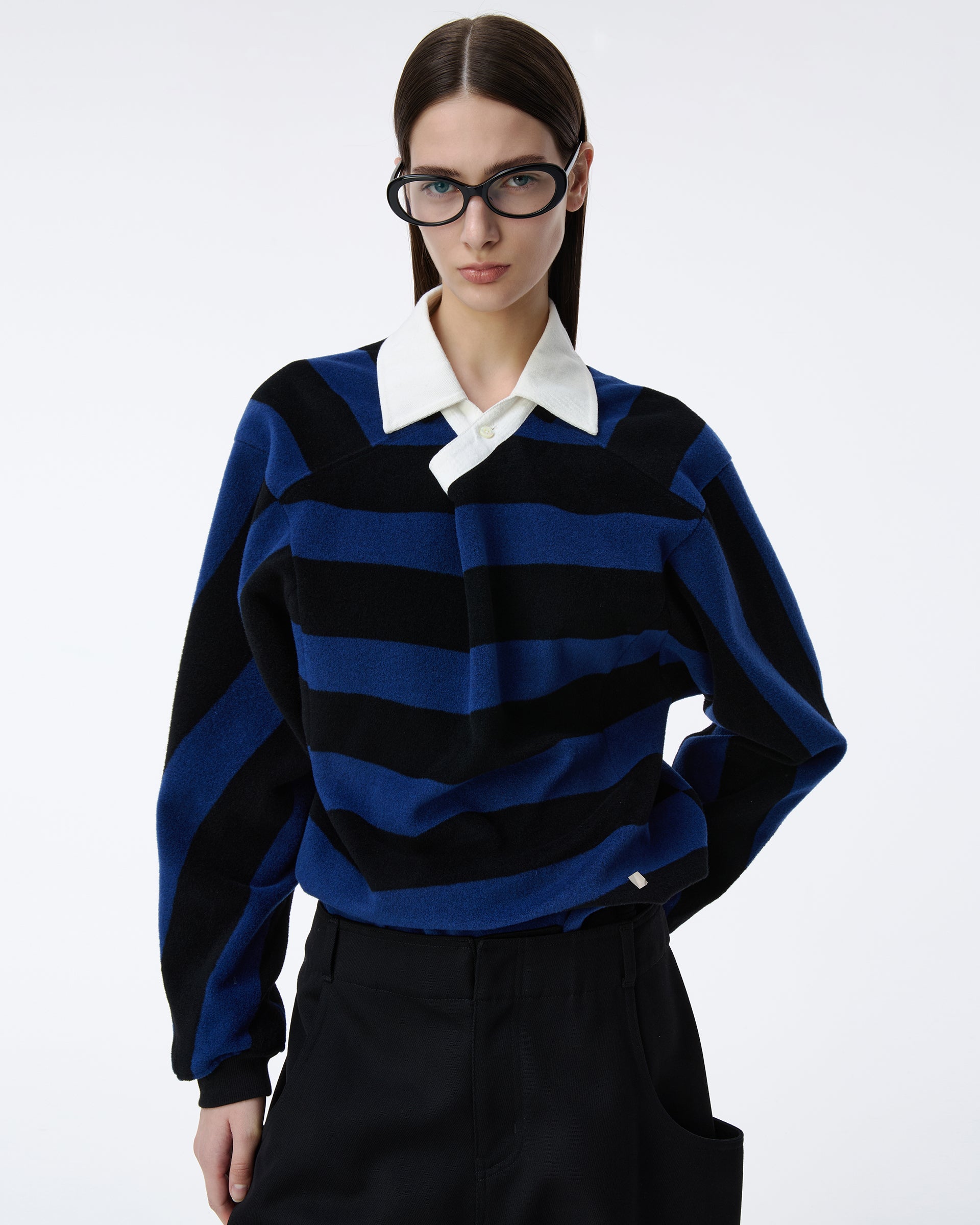 Ader Error - Polo LS T-shirt Product. 37 (Blue) product image 5 | TRAB K-Fashion Australia