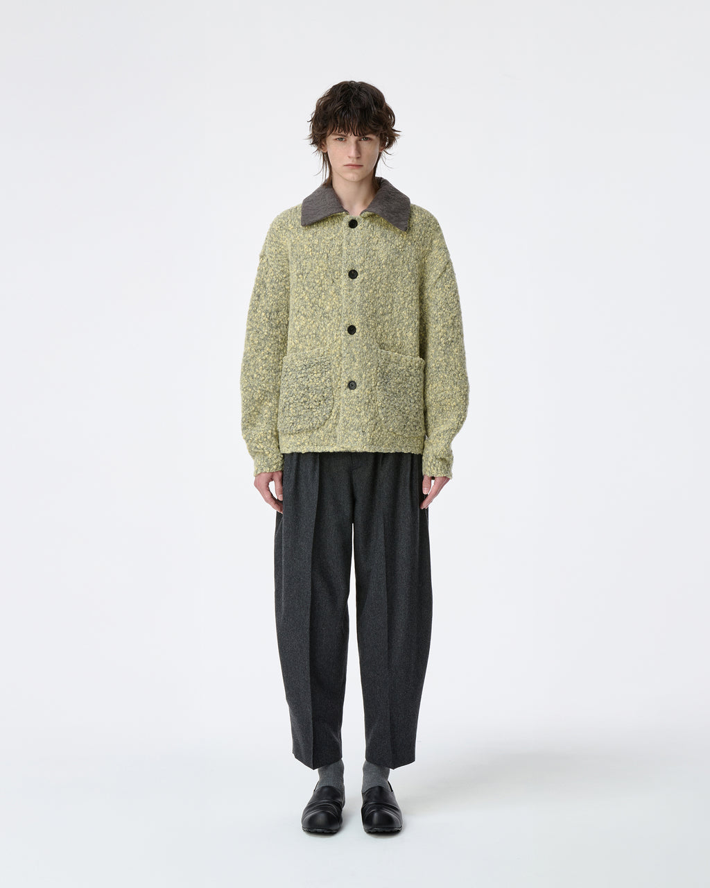 Ader Error - Knit zip-up Product. 35 (Yellow) product image 2 | TRAB K-Fashion Australia