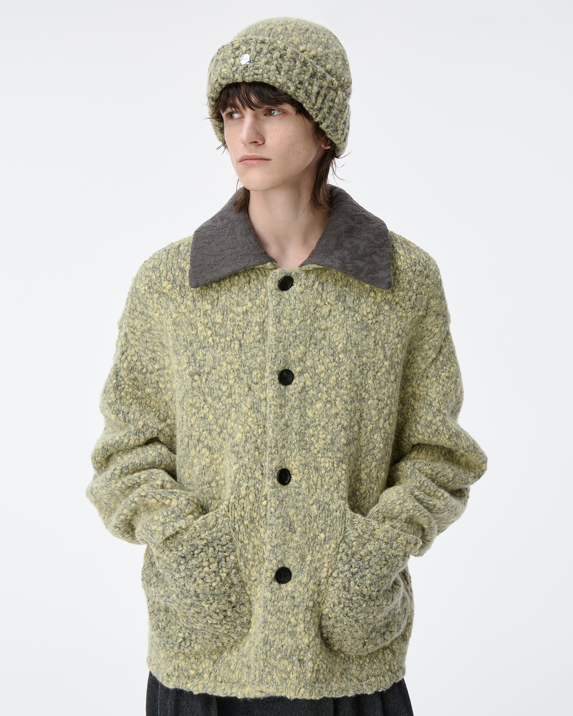 Ader Error - Knit zip-up Product. 35 (Yellow) product image 6 | TRAB K-Fashion Australia