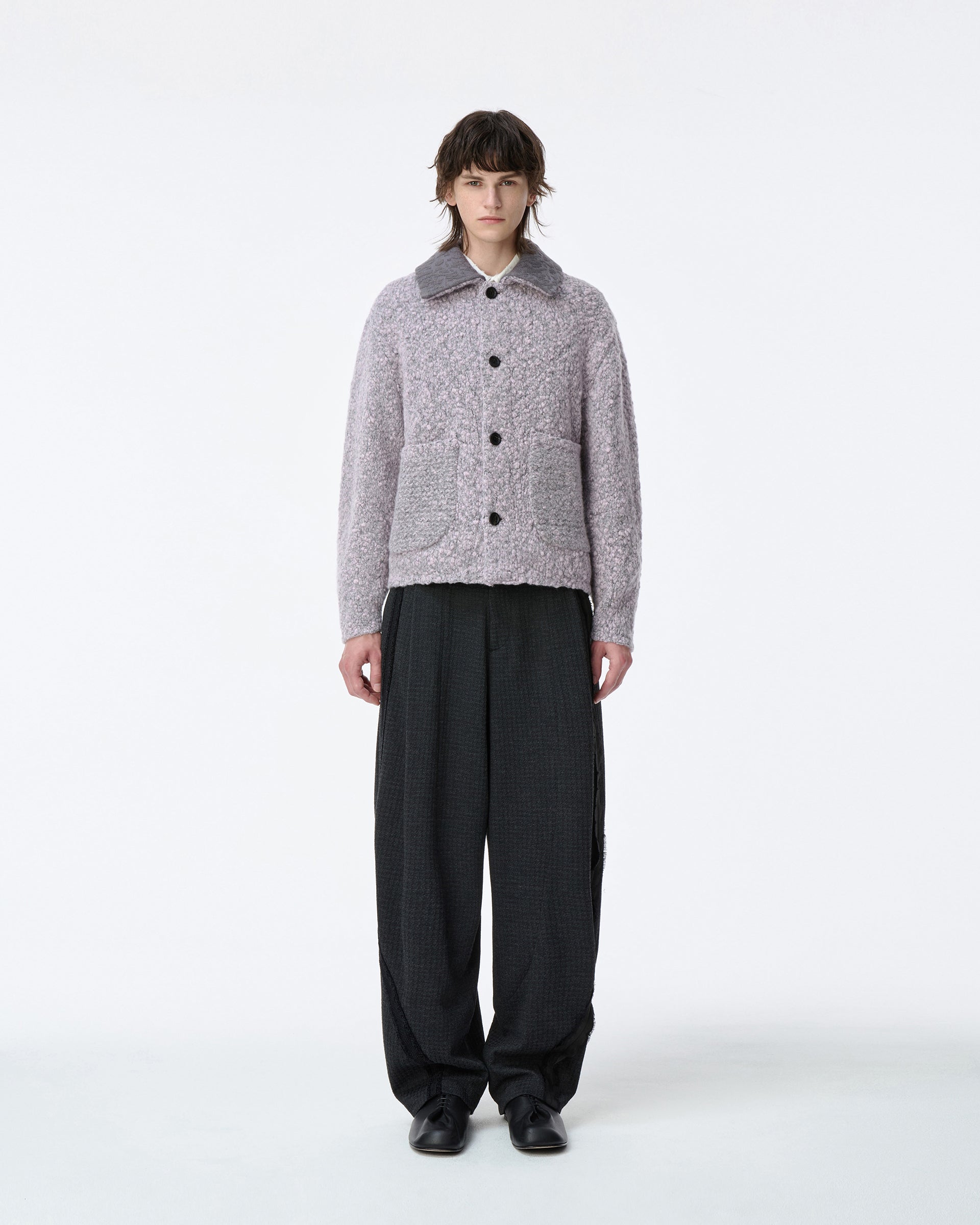 Ader Error - Knit zip-up Product. 35 (Purple) product image 2 | TRAB K-Fashion Australia