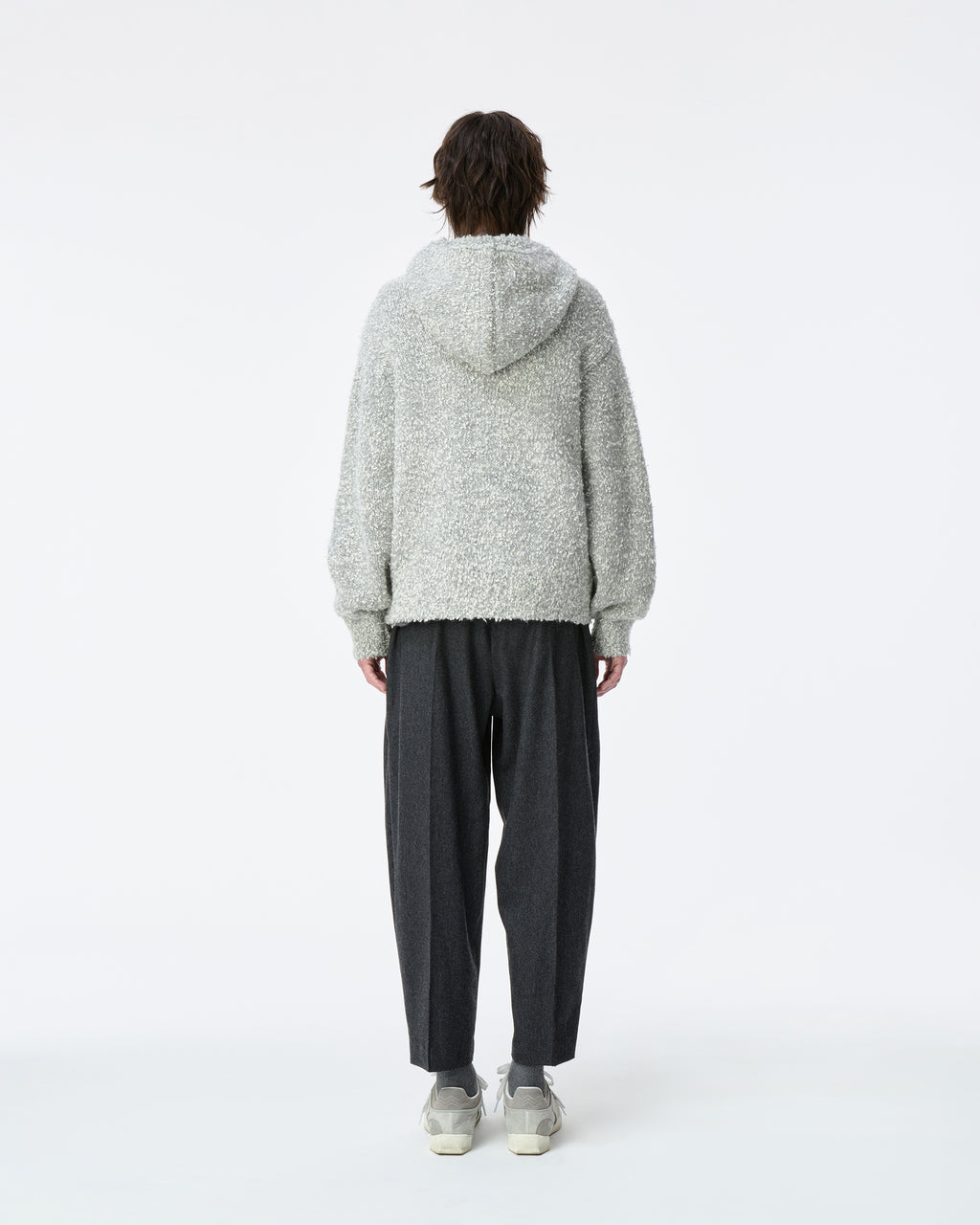 Ader Error - Knit zip-up Product. 32 (Grey) product image 3 | TRAB K-Fashion Australia