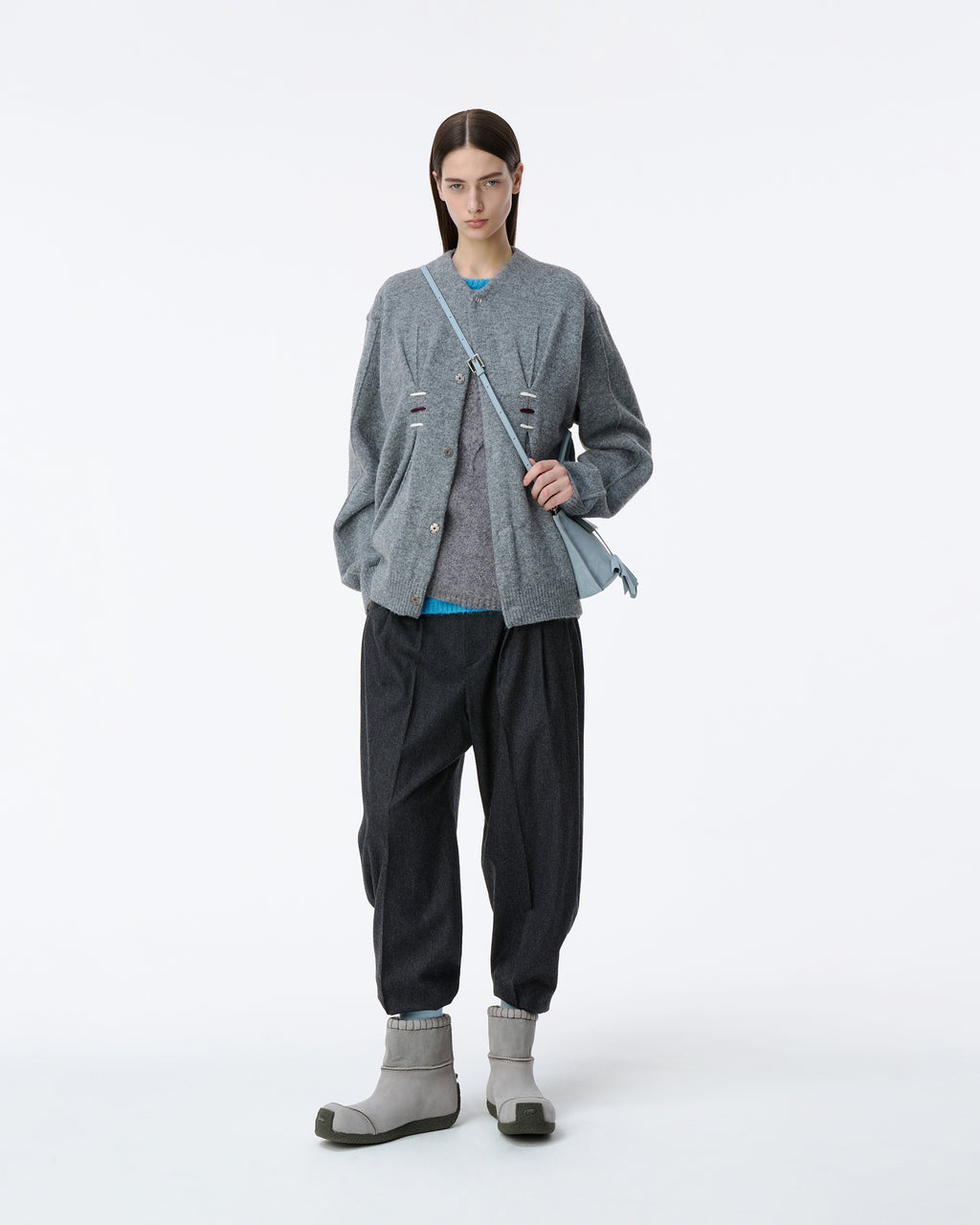 Ader Error - Cardigan Product. 31 (Grey) product image 1 | TRAB K-Fashion Australia