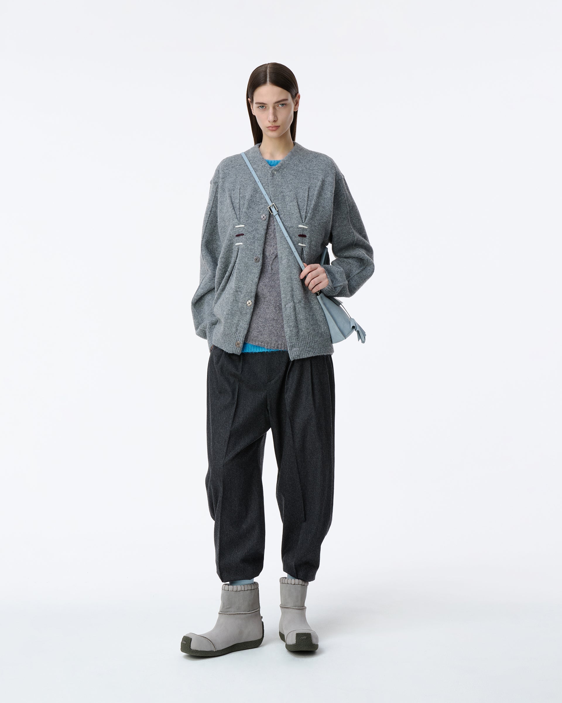 Ader Error - Cardigan Product. 31 (Grey) product image 1 | TRAB K-Fashion Australia