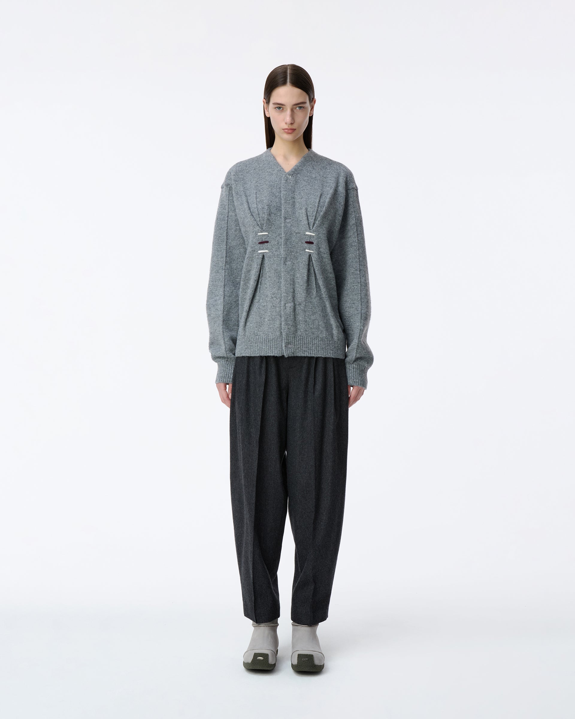 Ader Error - Cardigan Product. 31 (Grey) product image 2 | TRAB K-Fashion Australia