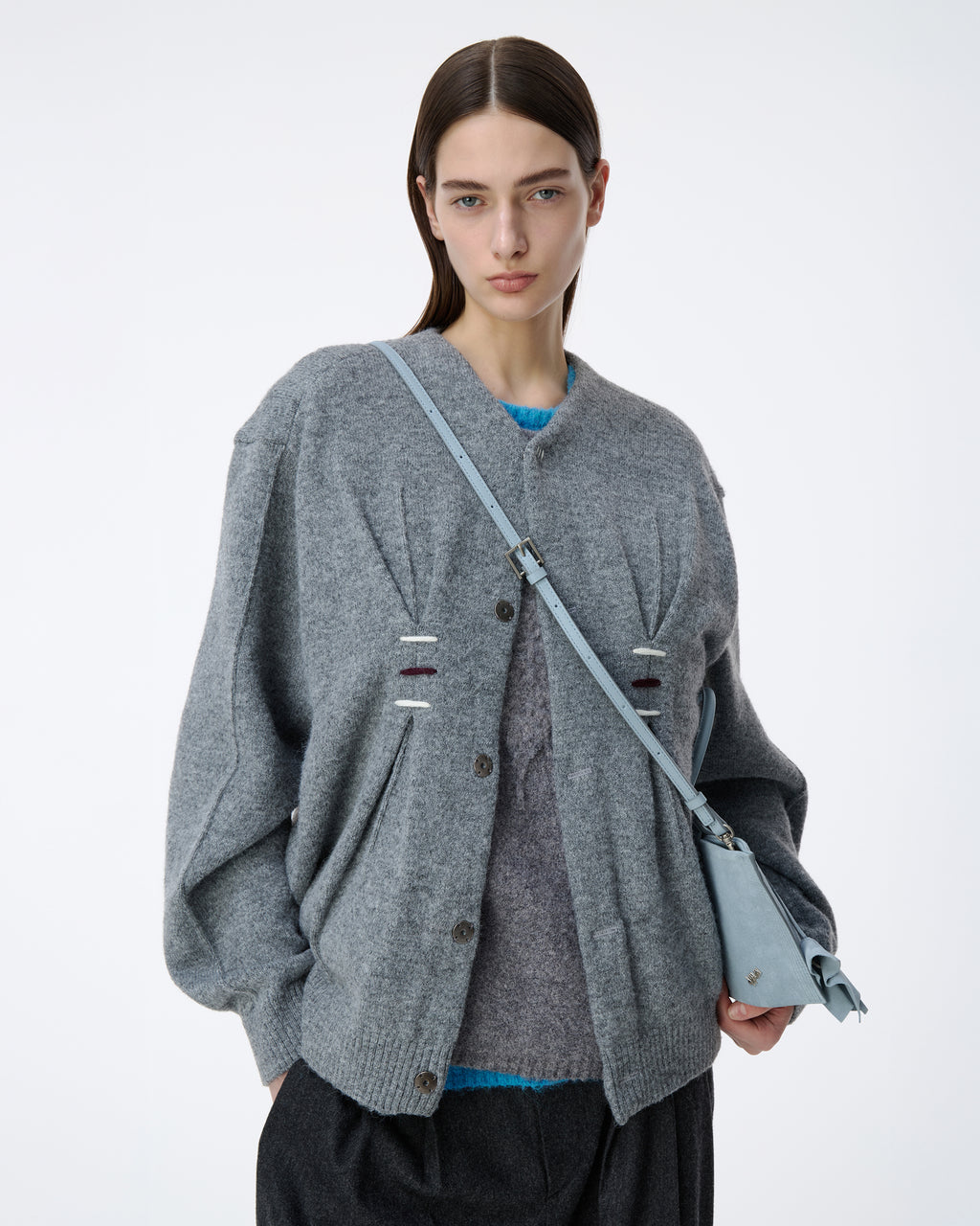 Ader Error - Cardigan Product. 31 (Grey) product image 4 | TRAB K-Fashion Australia