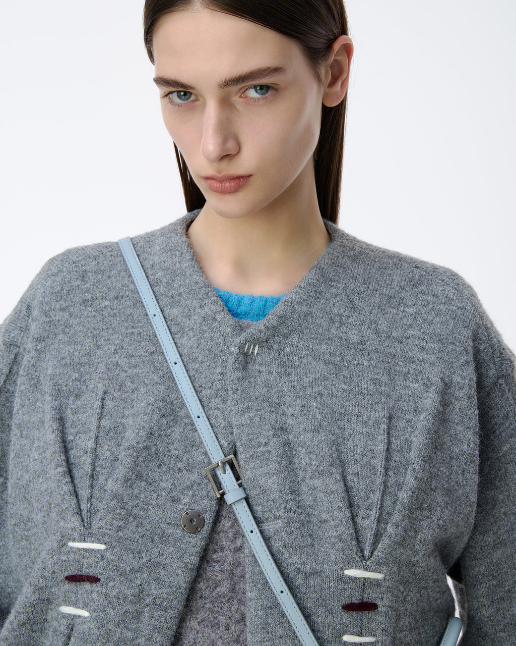 Ader Error - Cardigan Product. 31 (Grey) product image 5 | TRAB K-Fashion Australia