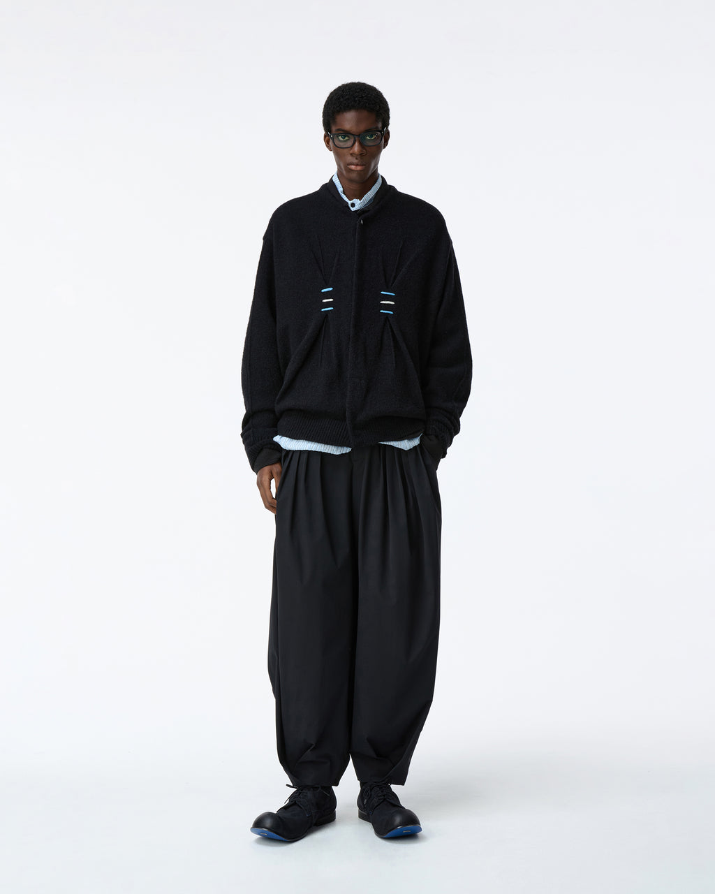 Ader Error - Cardigan Product. 31 (Noir) product image 1 | TRAB K-Fashion Australia