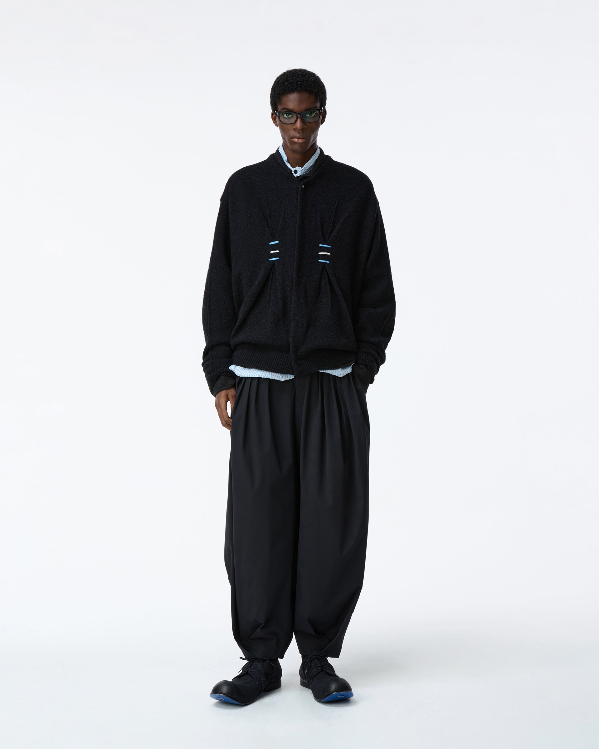 Ader Error - Cardigan Product. 31 (Noir) product image 1 | TRAB K-Fashion Australia