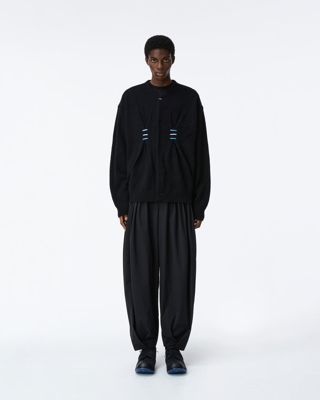 Ader Error - Cardigan Product. 31 (Noir) product image 2 | TRAB K-Fashion Australia