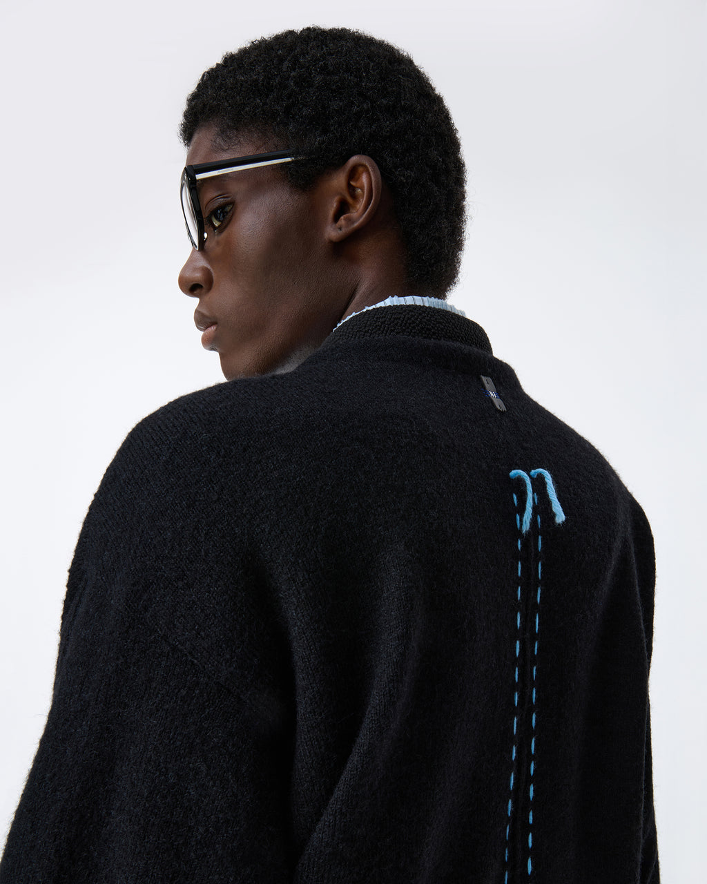 Ader Error - Cardigan Product. 31 (Noir) product image 6 | TRAB K-Fashion Australia