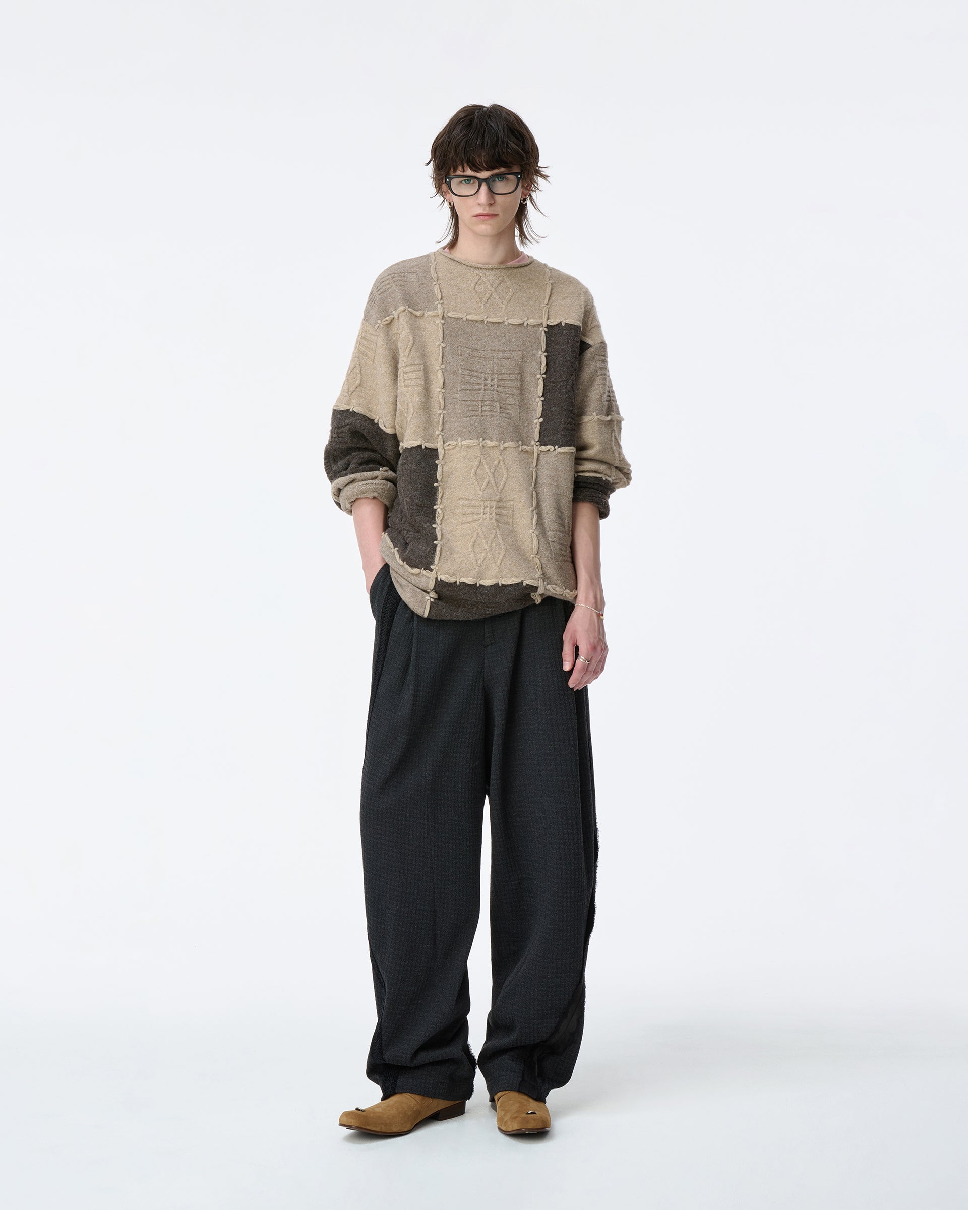 Ader Error - Knit Product. 34 (Brown) product image 1 | TRAB K-Fashion Australia