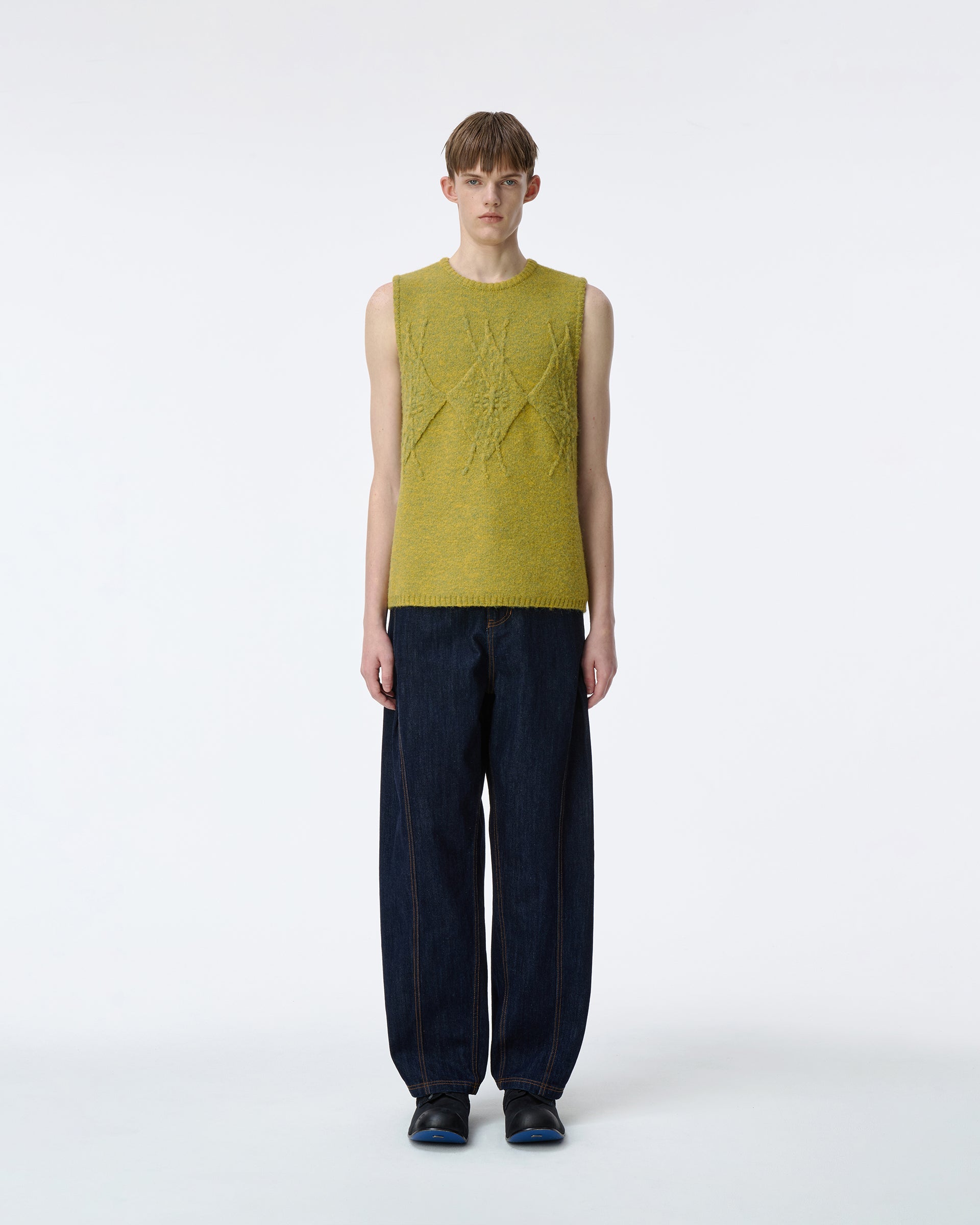 Ader Error - Knit Vest Product. 33 (Yellow) product image 9 | TRAB K-Fashion Australia