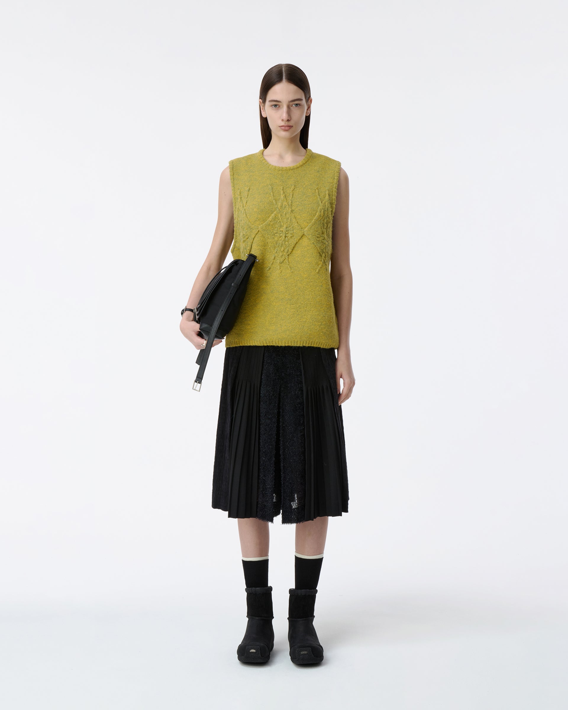 Ader Error - Knit Vest Product. 33 (Yellow) product image 1 | TRAB K-Fashion Australia
