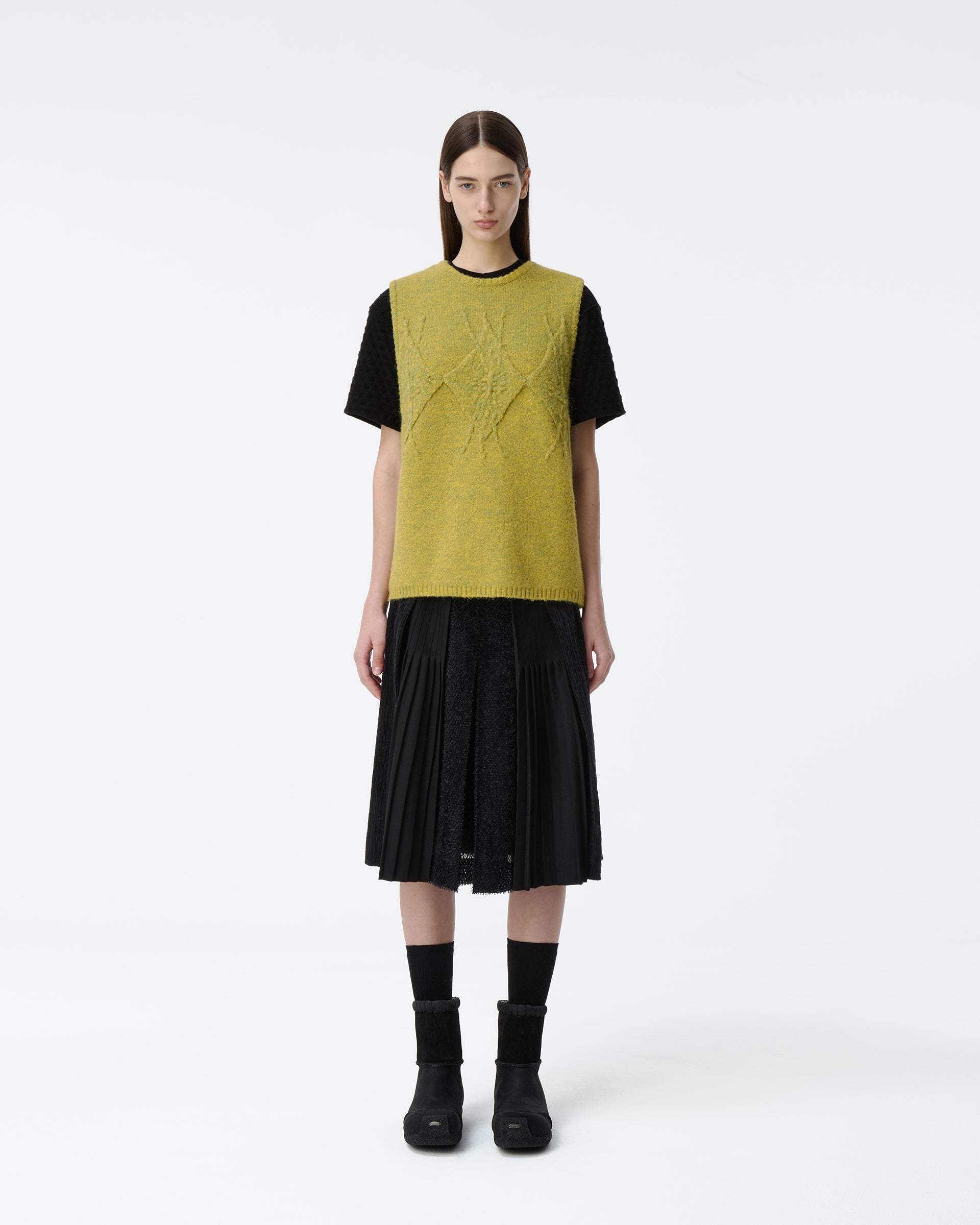 Ader Error - Knit Vest Product. 33 (Yellow) product image 2 | TRAB K-Fashion Australia