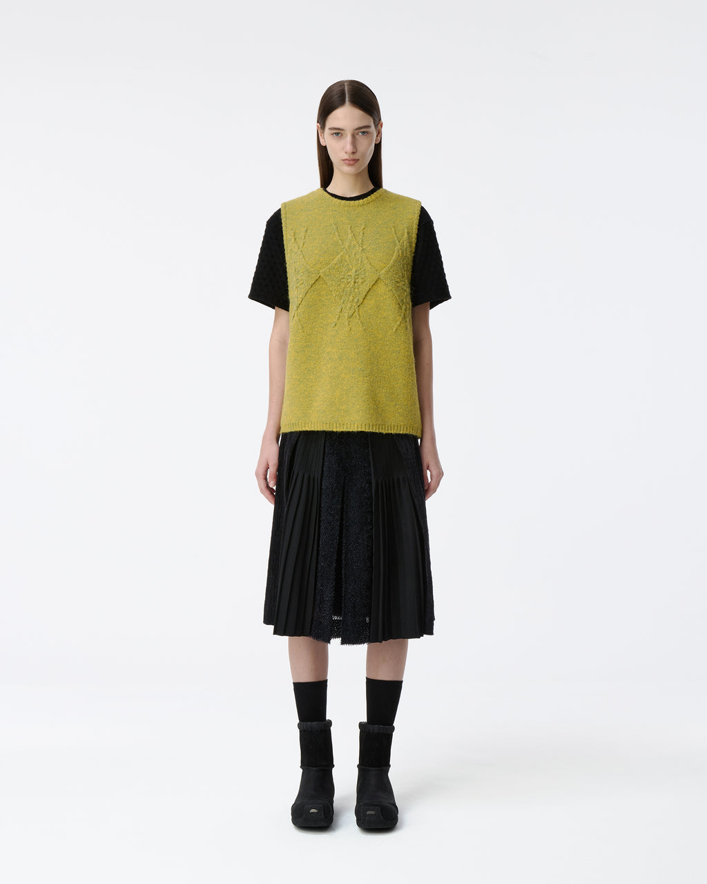 Ader Error - Knit Vest Product. 33 (Yellow) product image 2 | TRAB K-Fashion Australia