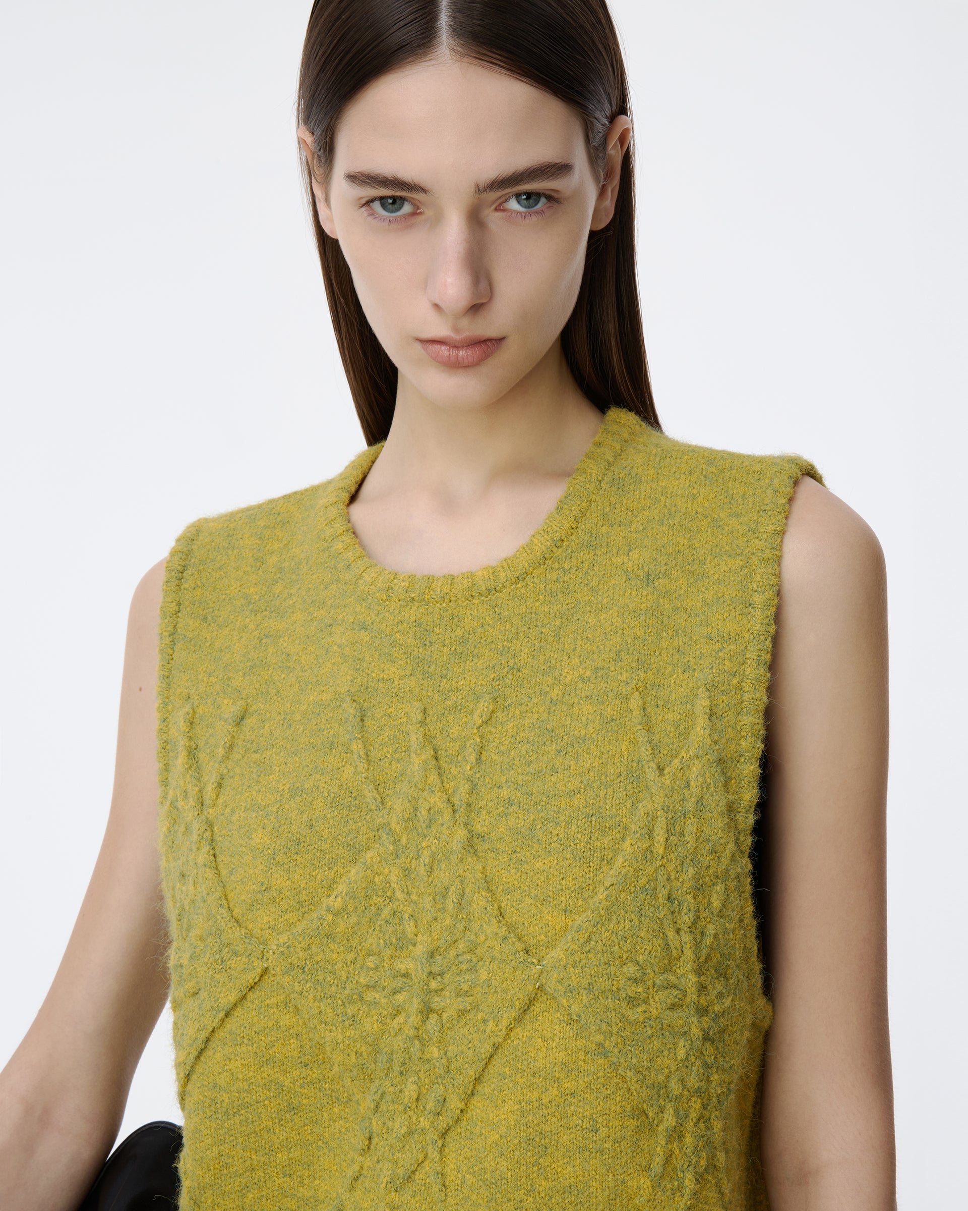 Ader Error - Knit Vest Product. 33 (Yellow) product image 5 | TRAB K-Fashion Australia