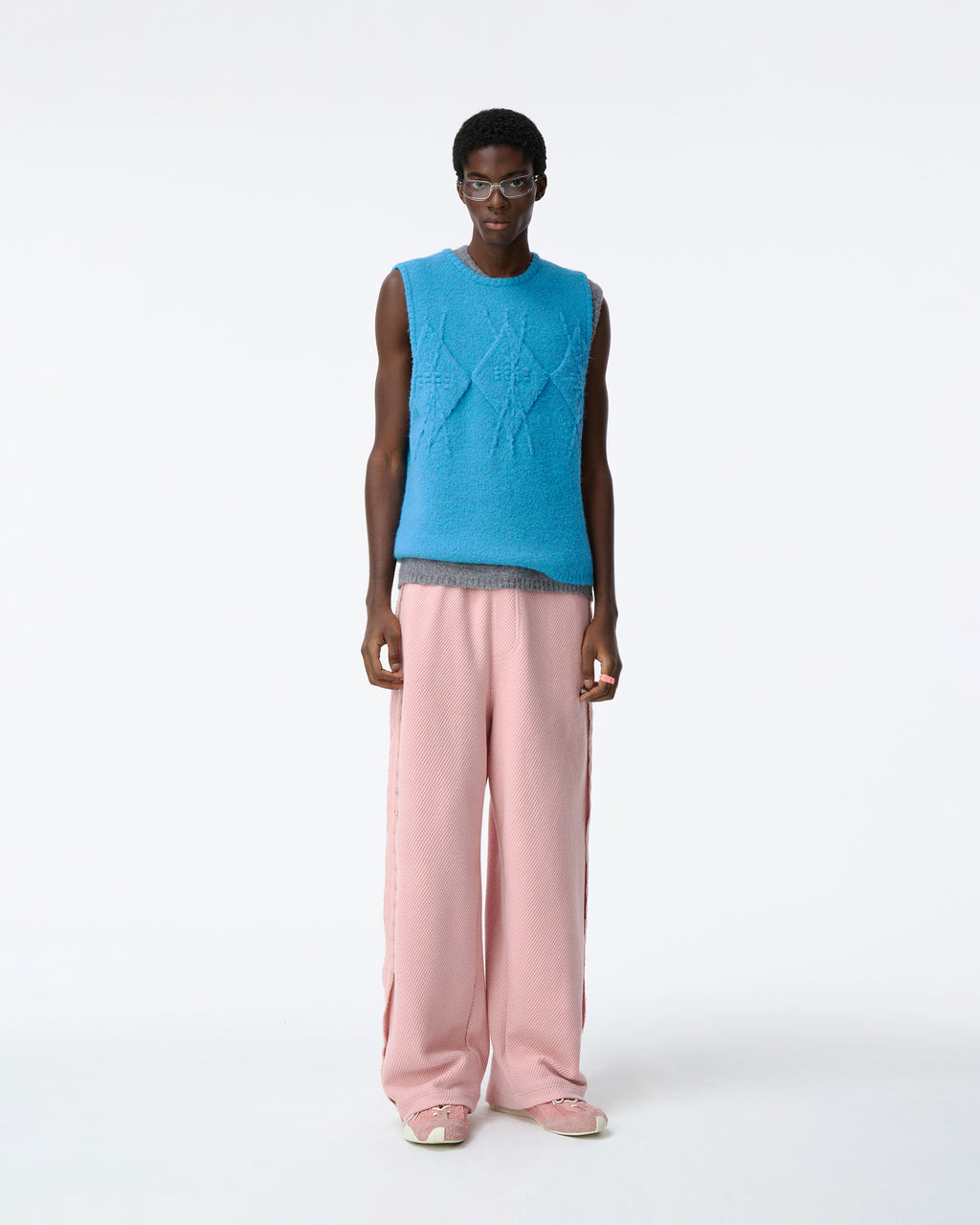 Ader Error - Knit Vest Product. 33 (Sky blue) product image 9 | TRAB K-Fashion Australia