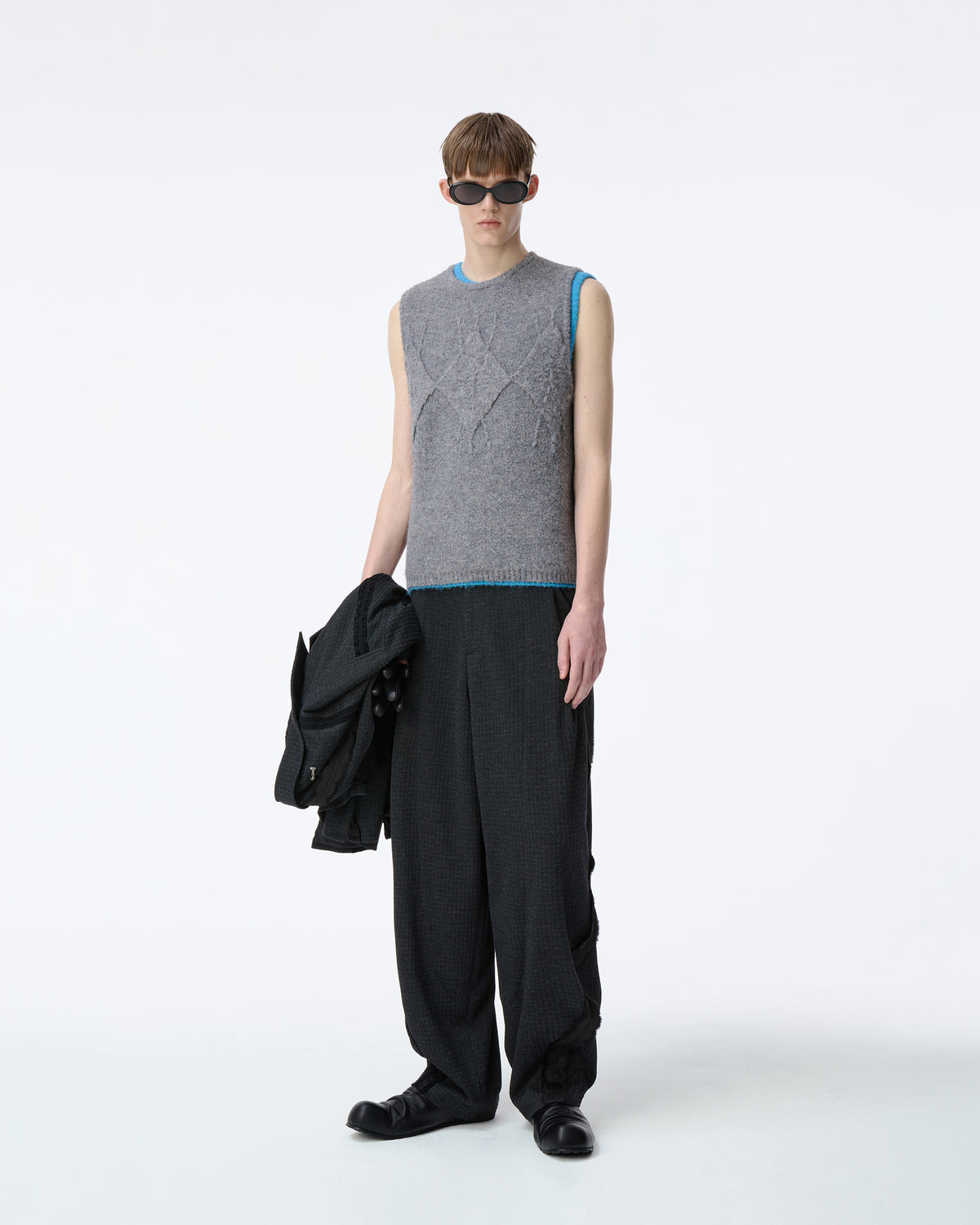 Ader Error - Knit Vest Product. 33 (Grey) product image 1 | TRAB K-Fashion Australia