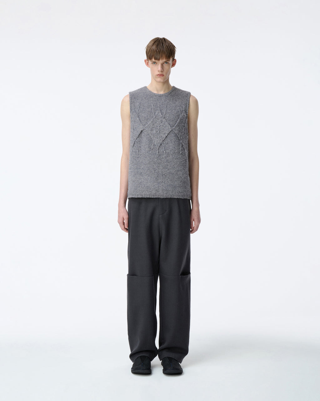 Ader Error - Knit Vest Product. 33 (Grey) product image 10 | TRAB K-Fashion Australia