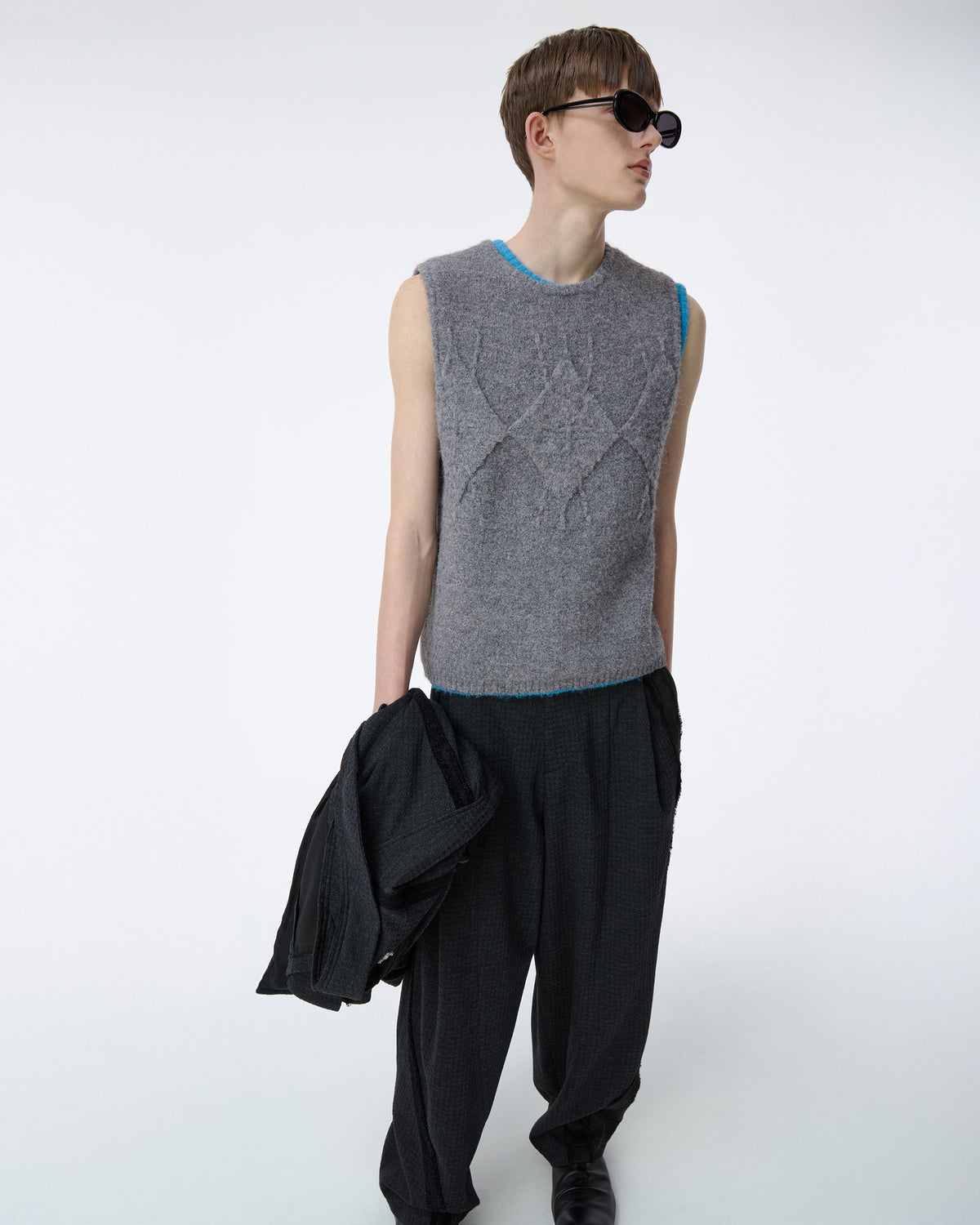 Ader Error - Knit Vest Product. 33 (Grey) product image 5 | TRAB K-Fashion Australia