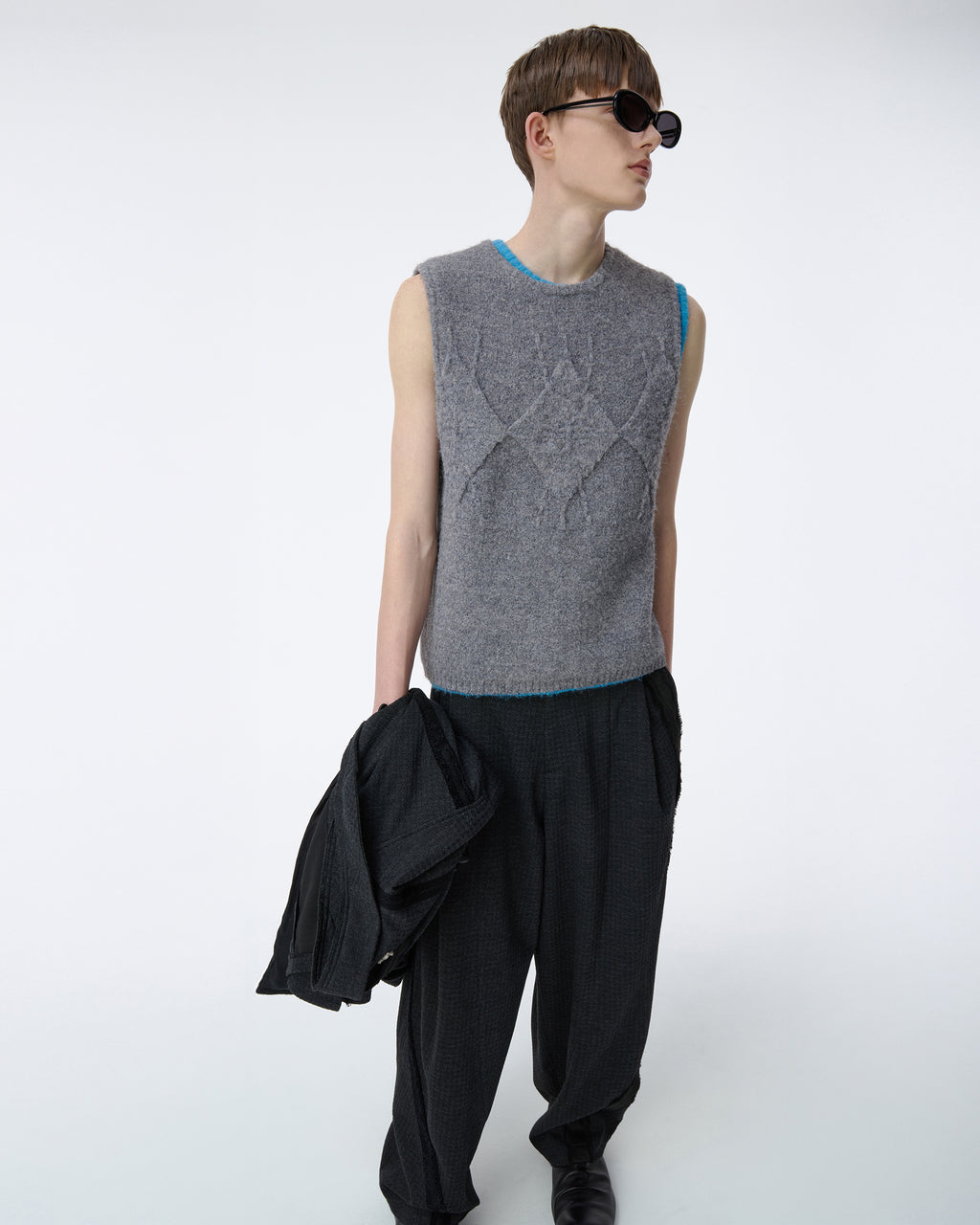 Ader Error - Knit Vest Product. 33 (Grey) product image 13 | TRAB K-Fashion Australia