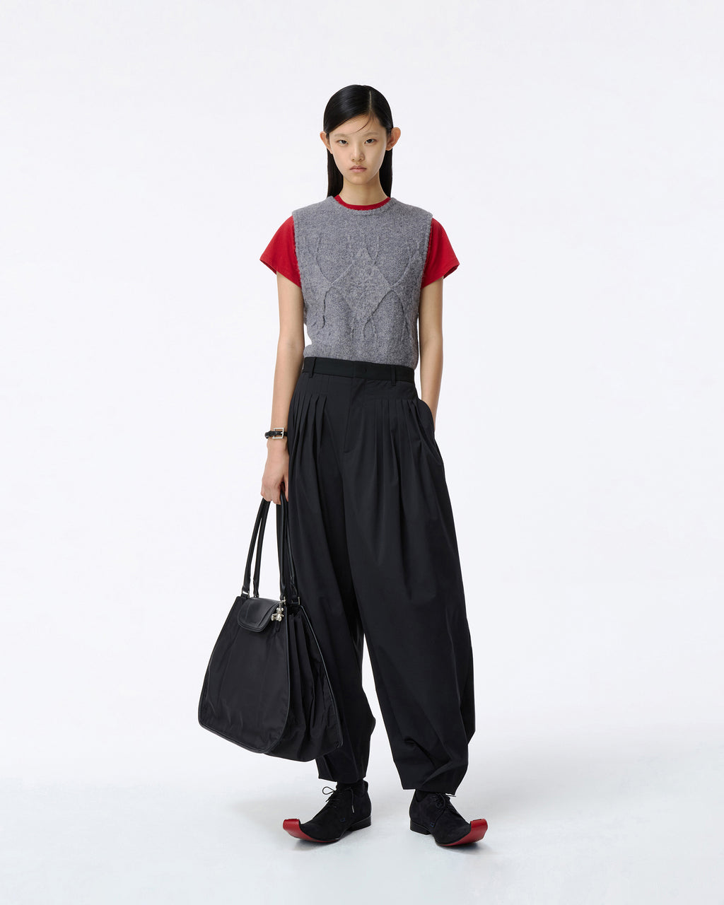 Ader Error - Knit Vest Product. 33 (Grey) product image 1 | TRAB K-Fashion Australia