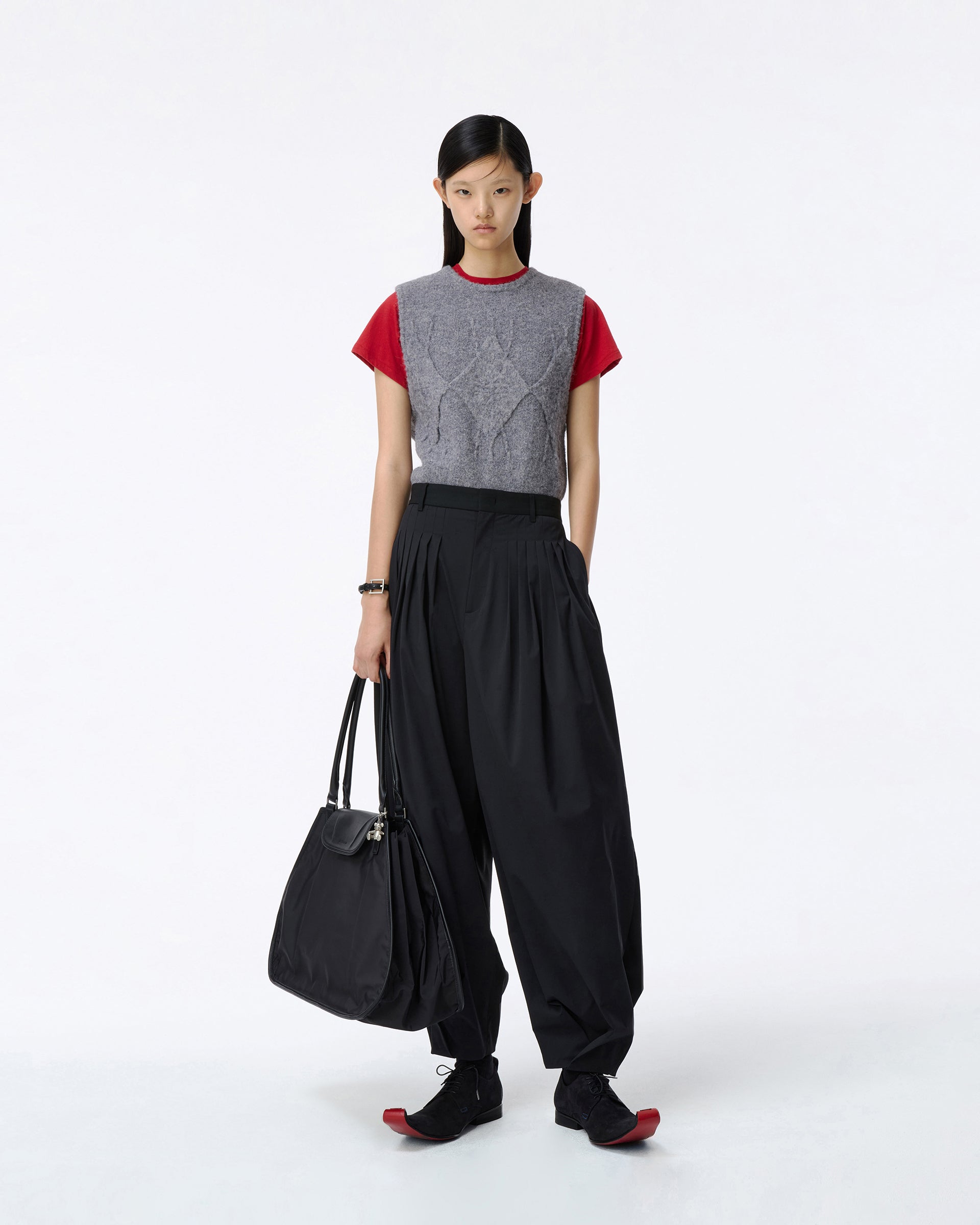 Ader Error - Knit Vest Product. 33 (Grey) product image 1 | TRAB K-Fashion Australia