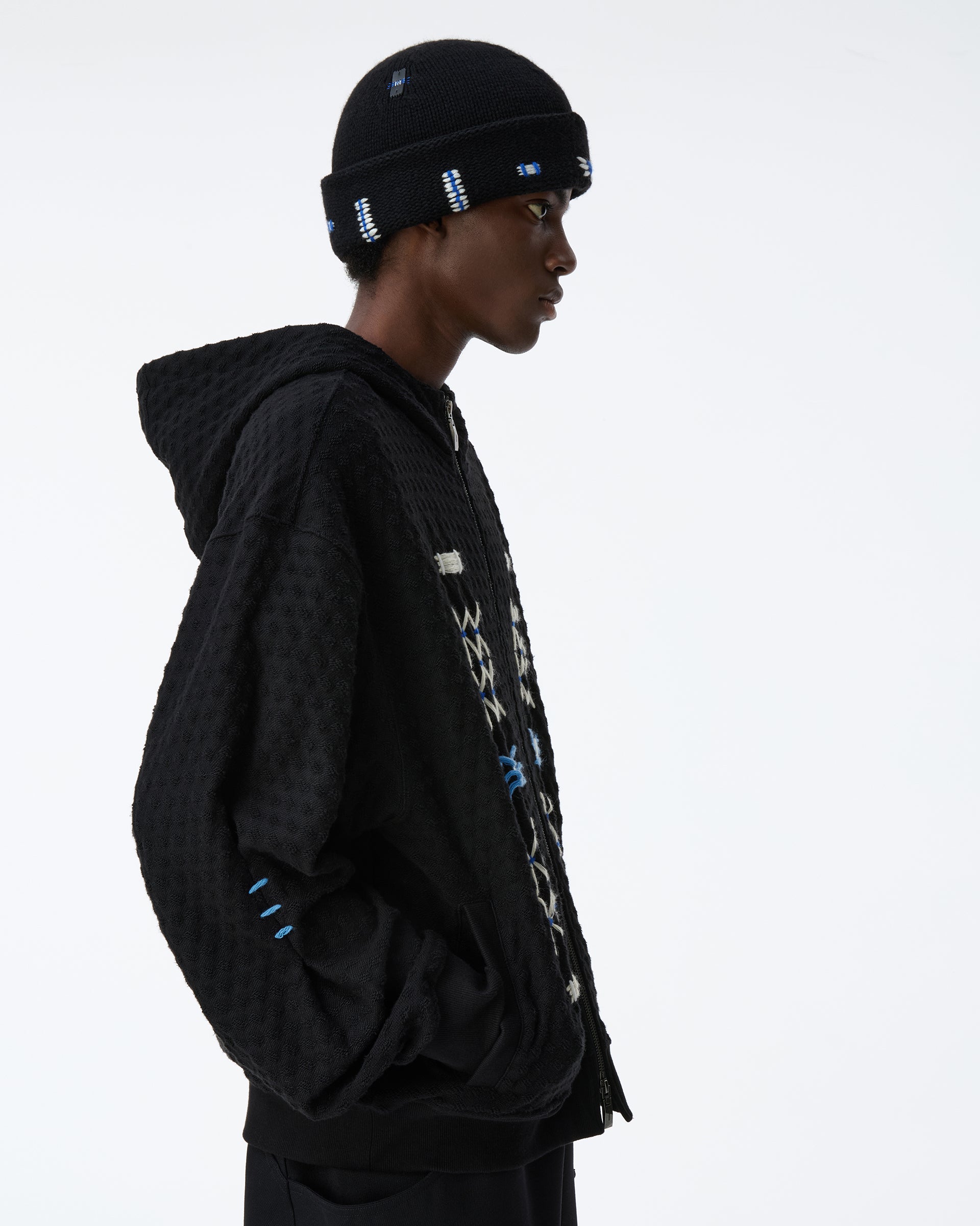 Ader Error - Hoodie zip-up Product. 25 (Noir) product image 5 | TRAB K-Fashion Australia