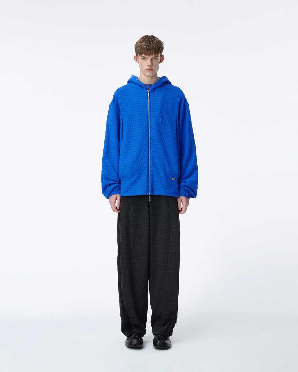 Ader Error - Meadow Hoodie zip-up Product. 28 (Blue) product image 2 | TRAB K-Fashion Australia