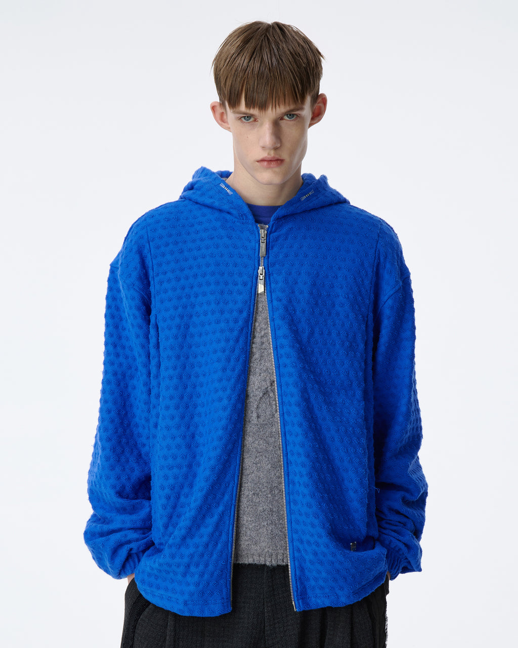 Ader Error - Meadow Hoodie zip-up Product. 28 (Blue) product image 5 | TRAB K-Fashion Australia