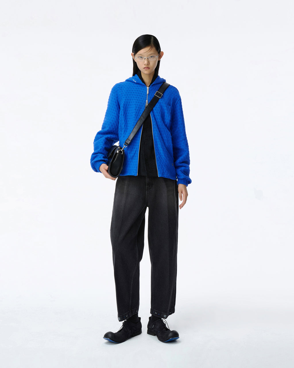 Ader Error - Meadow Hoodie zip-up Product. 28 (Blue) product image 1 | TRAB K-Fashion Australia