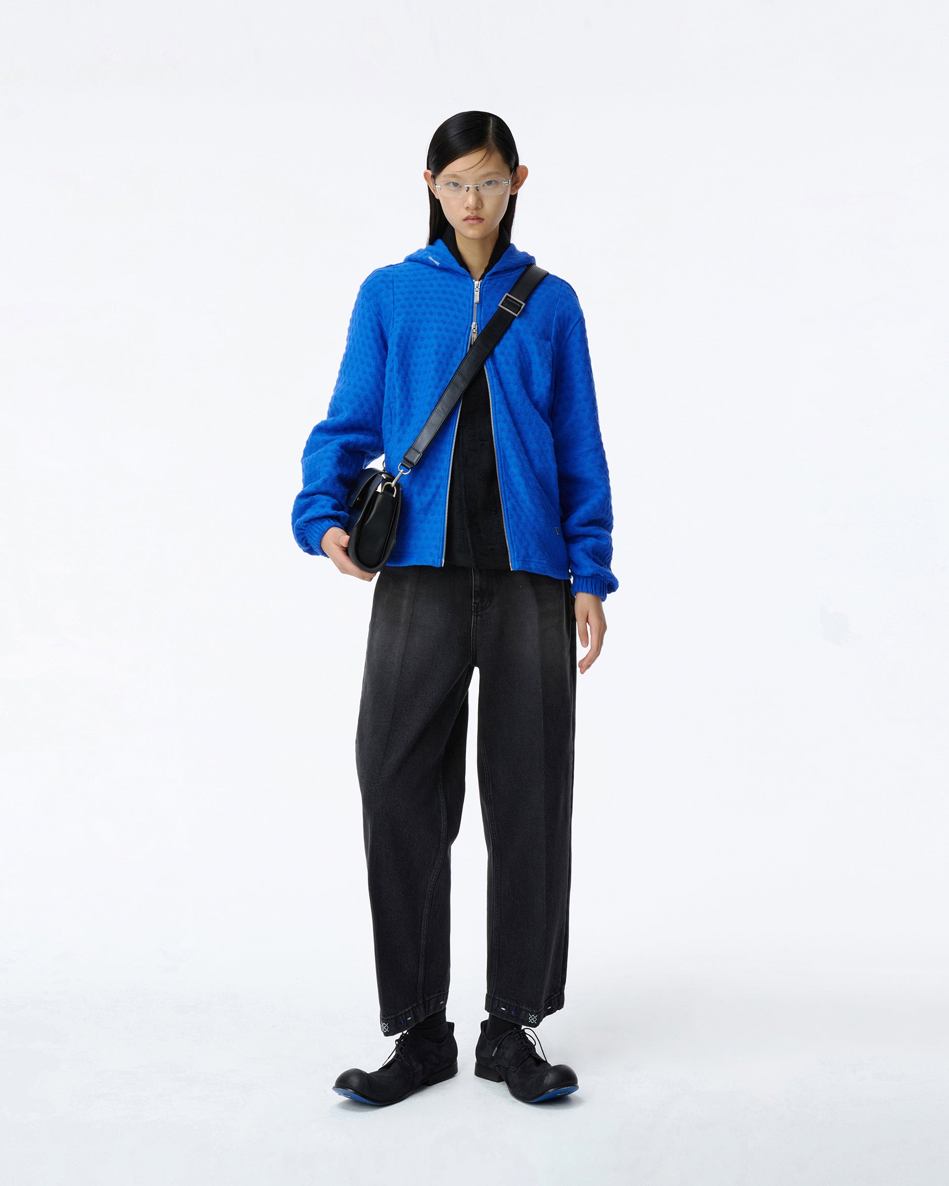 Ader Error - Meadow Hoodie zip-up Product. 28 (Blue) product image 1 | TRAB K-Fashion Australia