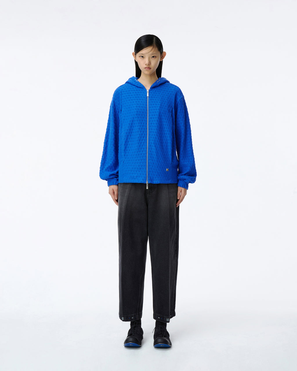 Ader Error - Meadow Hoodie zip-up Product. 28 (Blue) product image 2 | TRAB K-Fashion Australia