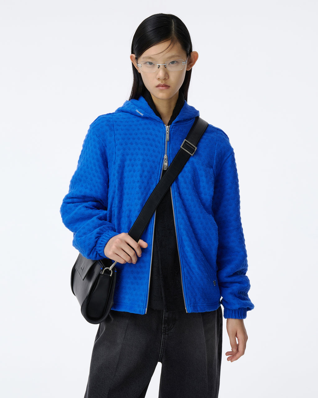 Ader Error - Meadow Hoodie zip-up Product. 28 (Blue) product image 4 | TRAB K-Fashion Australia