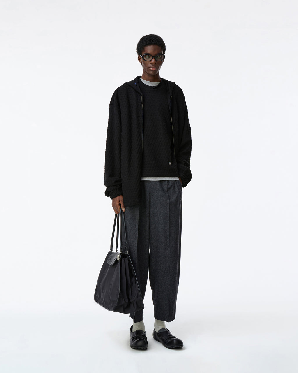 Ader Error - Meadow Hoodie zip-up Product. 28 (Noir) product image 1 | TRAB K-Fashion Australia