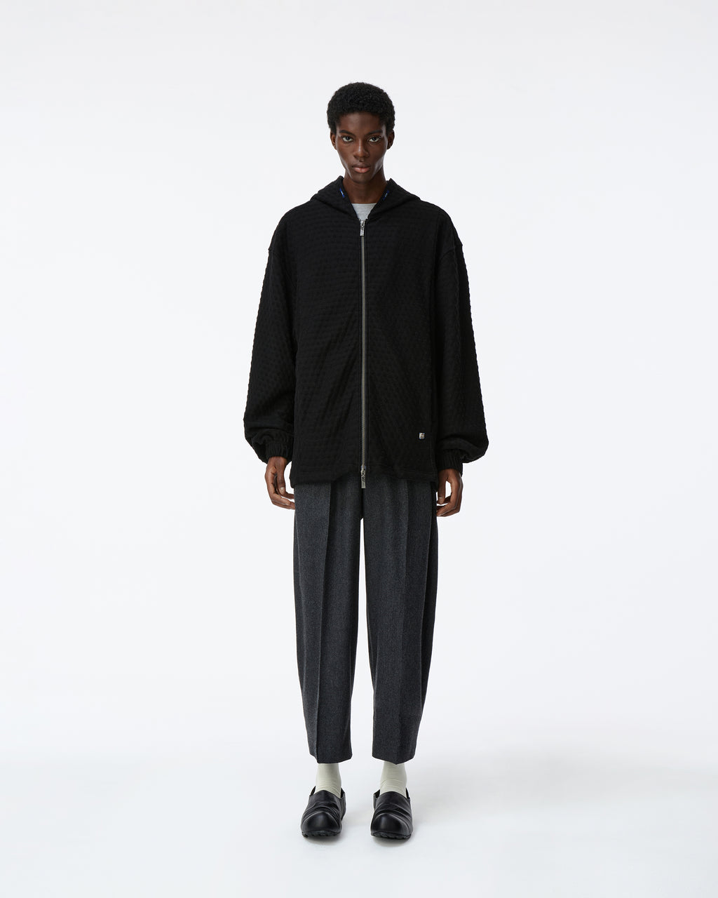 Ader Error - Meadow Hoodie zip-up Product. 28 (Noir) product image 2 | TRAB K-Fashion Australia