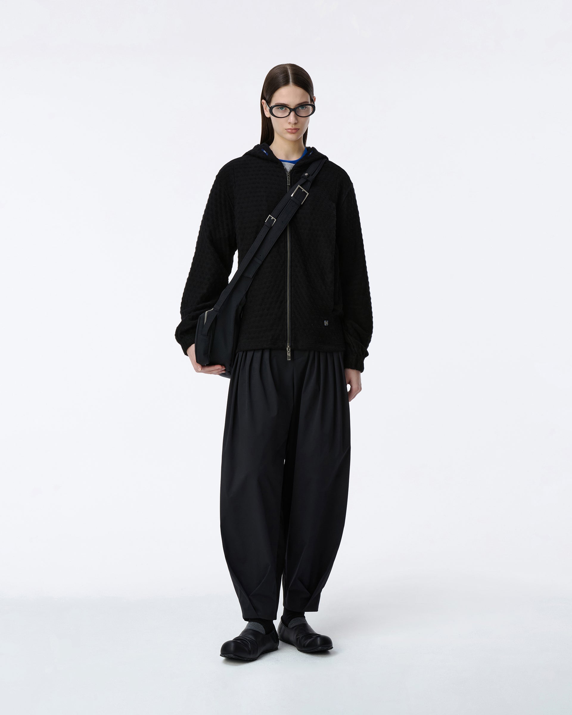 Ader Error - Meadow Hoodie zip-up Product. 28 (Noir) product image 1 | TRAB K-Fashion Australia