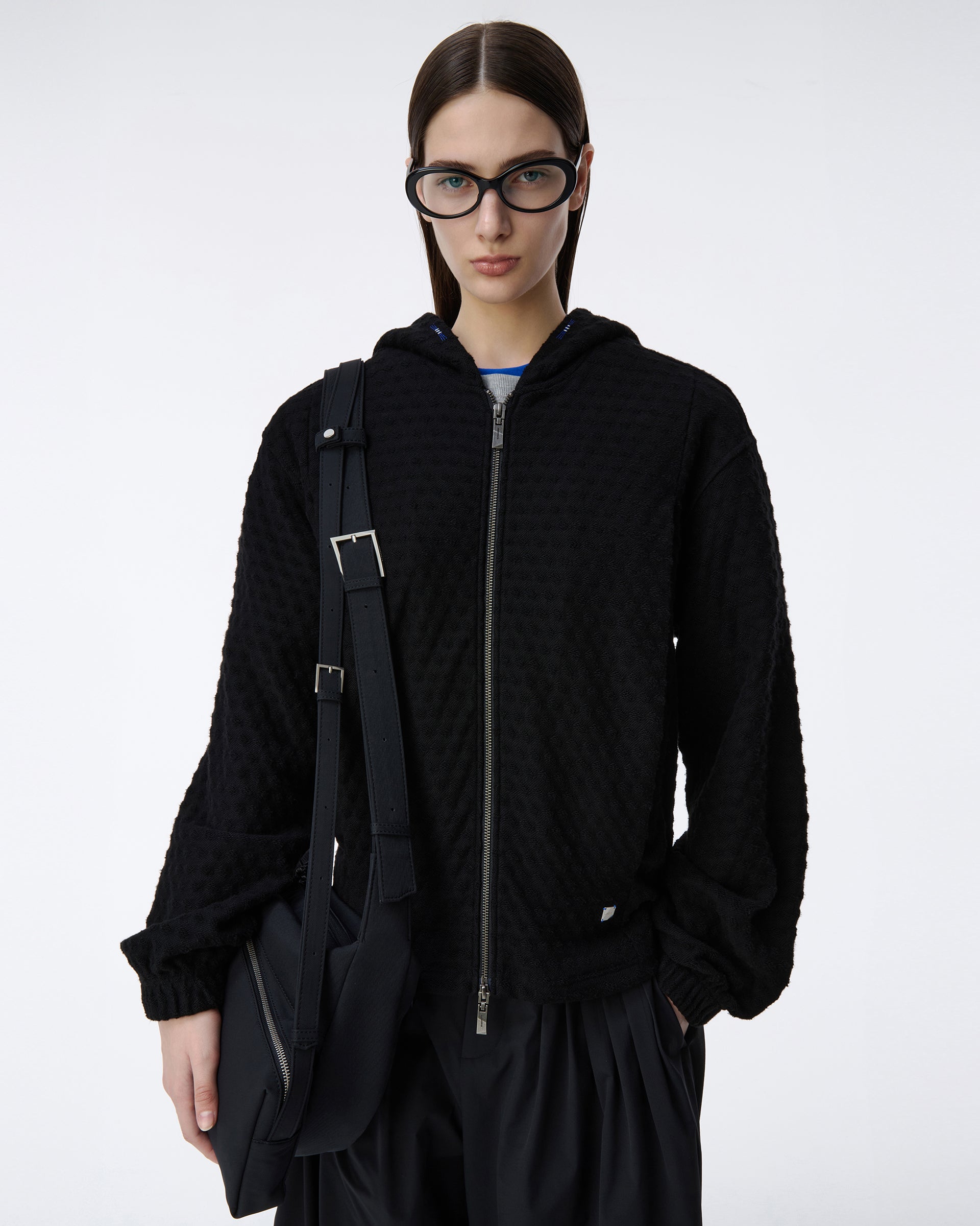 Ader Error - Meadow Hoodie zip-up Product. 28 (Noir) product image 4 | TRAB K-Fashion Australia