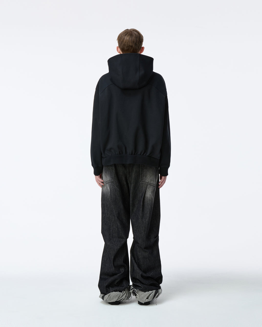 Ader Error - Press Apple Hoodie Product. 29 (Noir) product image 3 | TRAB K-Fashion Australia