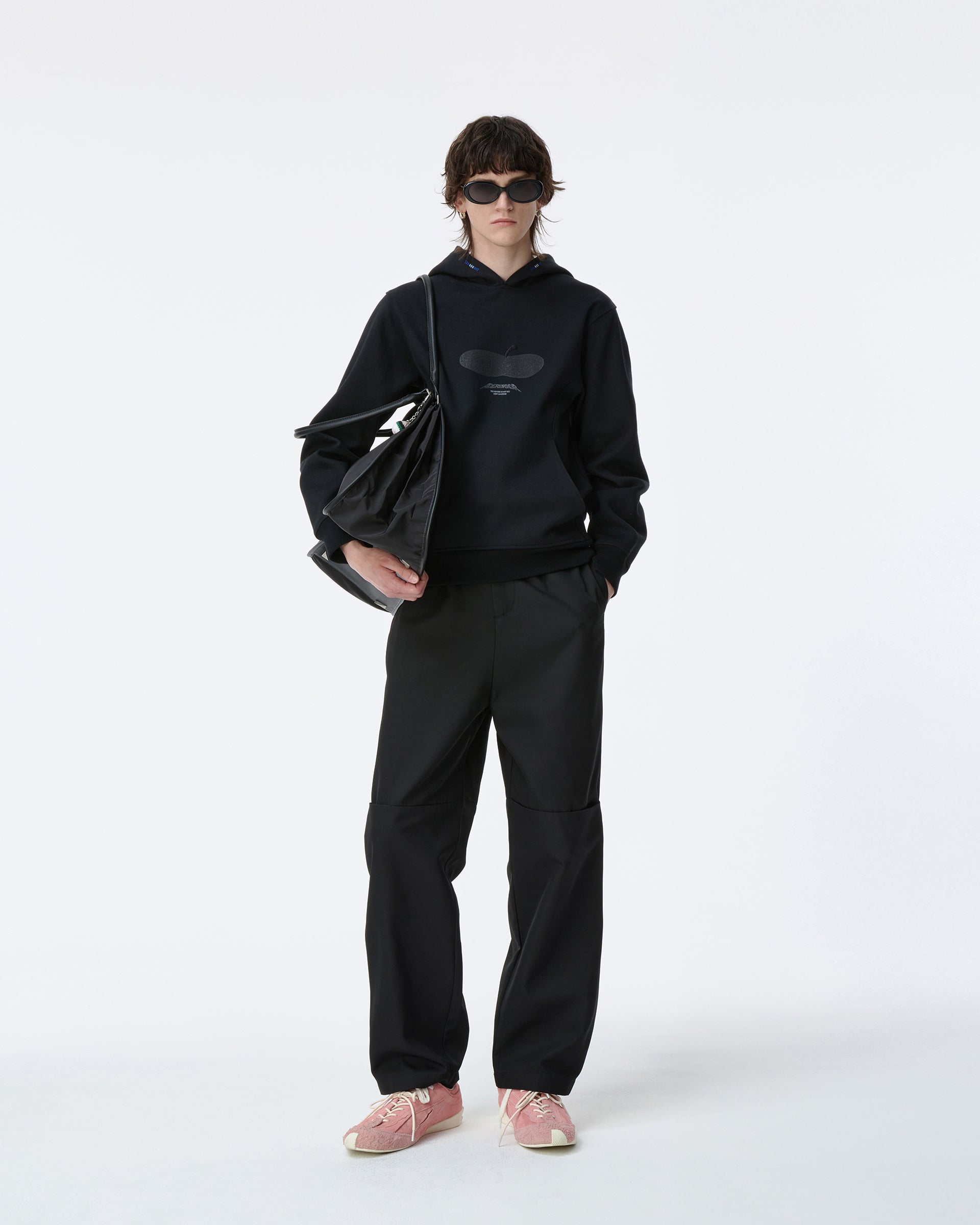 Ader Error - Press Apple Hoodie Product. 29 (Noir) product image 1 | TRAB K-Fashion Australia