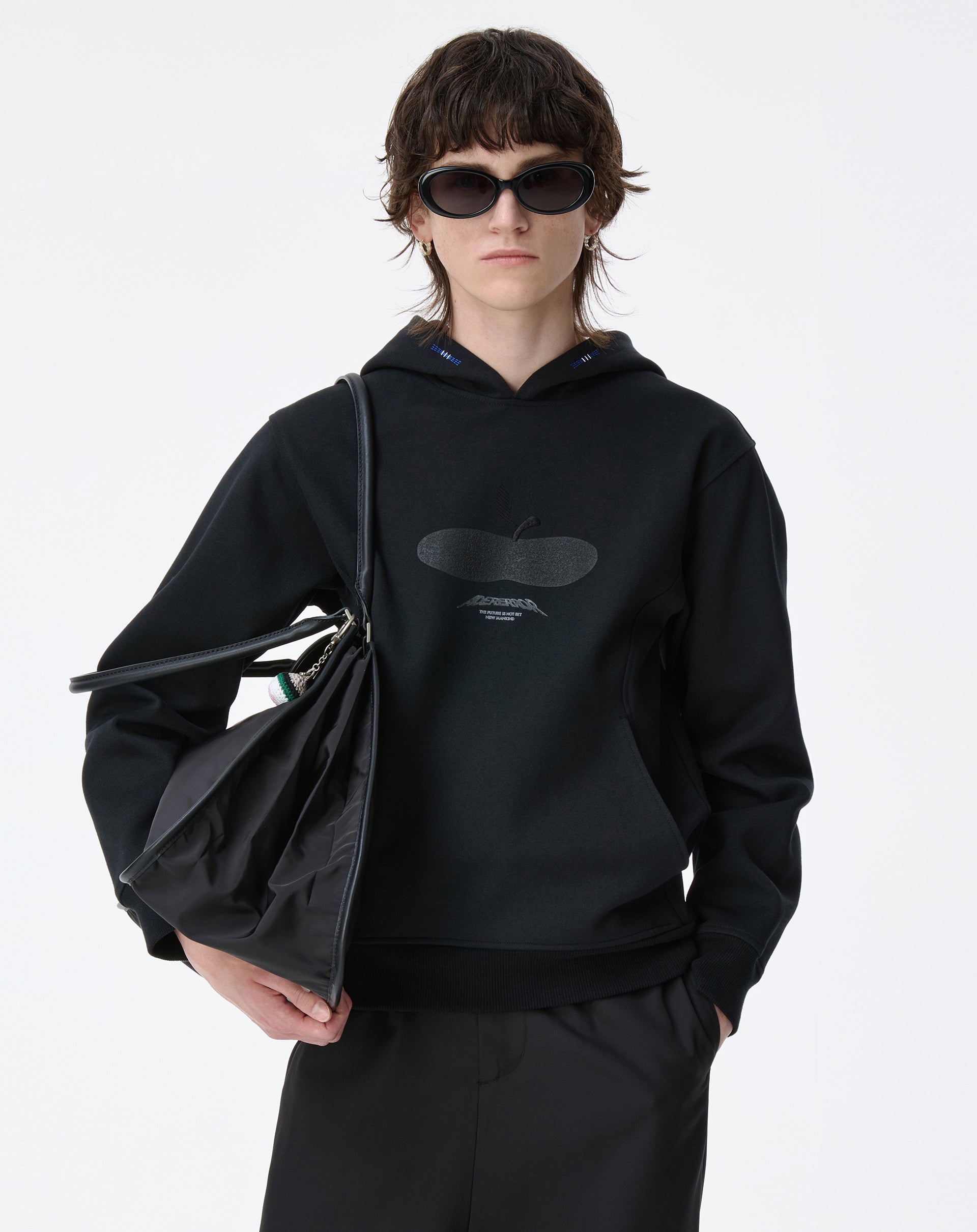 Ader Error - Press Apple Hoodie Product. 29 (Noir) product image 4 | TRAB K-Fashion Australia