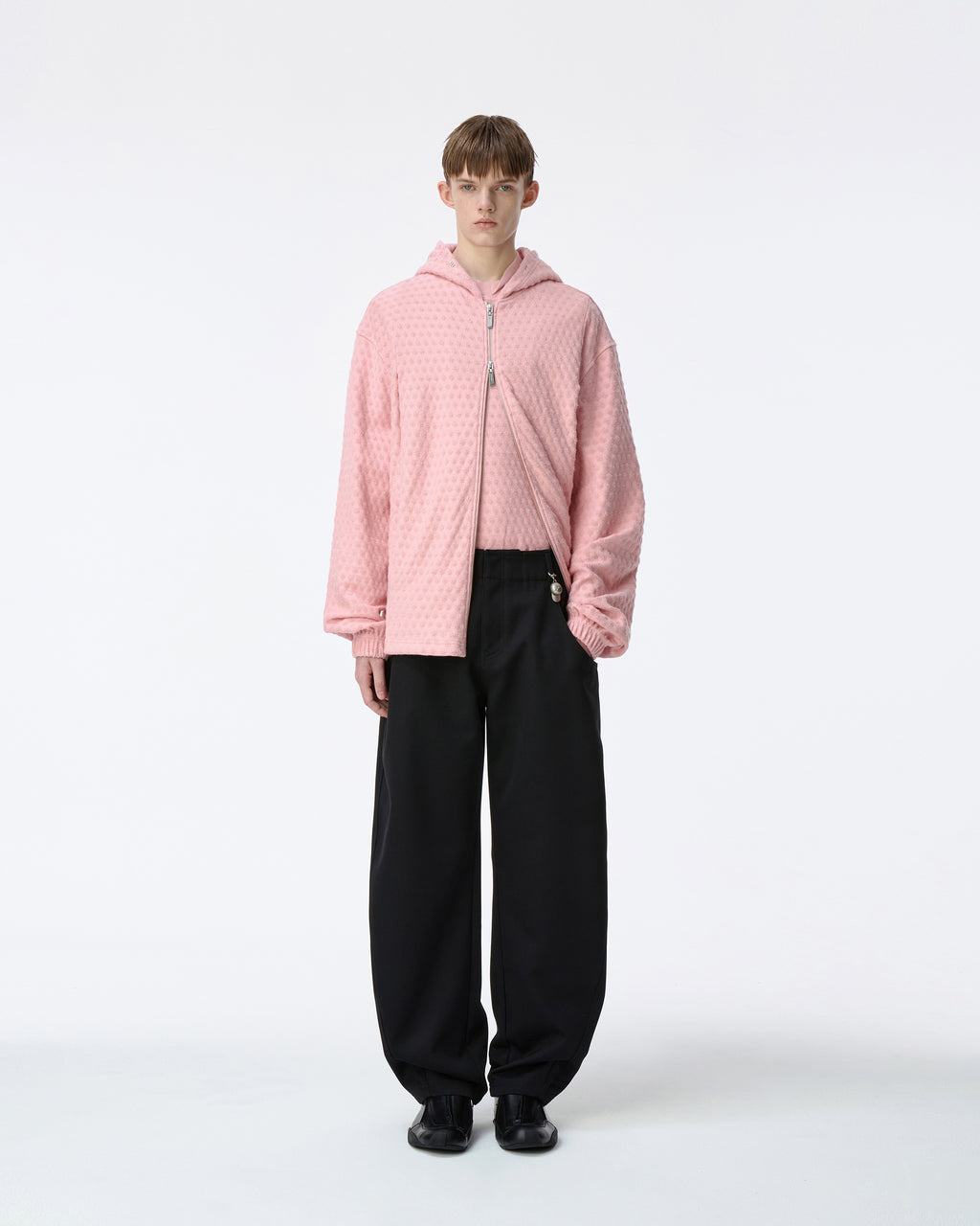 Ader Error - Meadow Hoodie zip-up Product. 28 (Pink) product image 1 | TRAB K-Fashion Australia