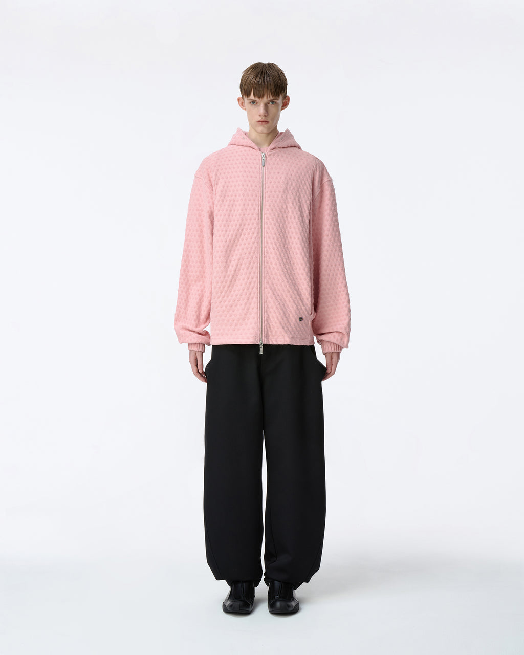 Ader Error - Meadow Hoodie zip-up Product. 28 (Pink) product image 2 | TRAB K-Fashion Australia