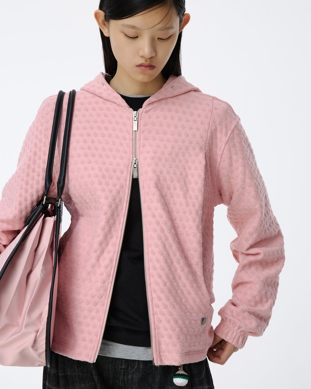 Ader Error - Meadow Hoodie zip-up Product. 28 (Pink) product image 4 | TRAB K-Fashion Australia